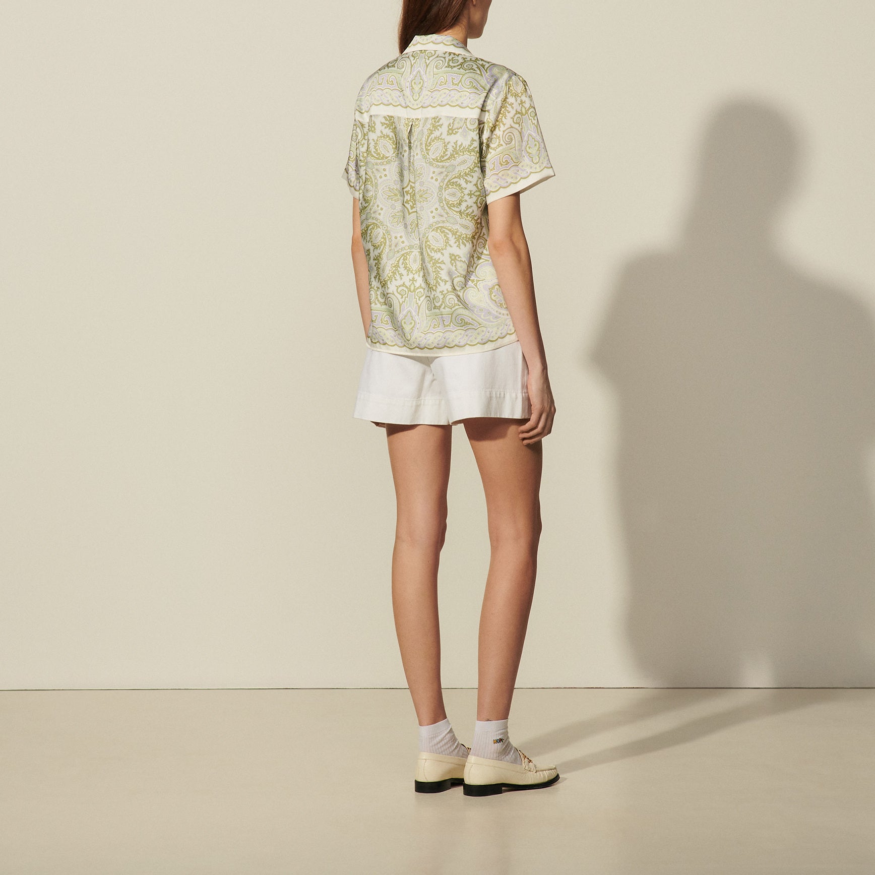 Chemise pyjama imprimée Sandro seconde main