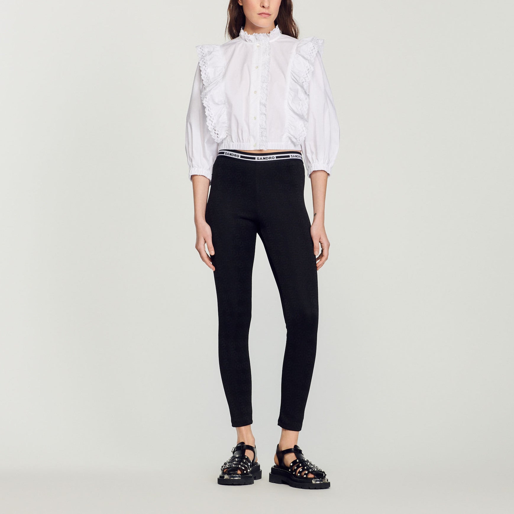 Legging jacquard Sandro Sandro seconde main