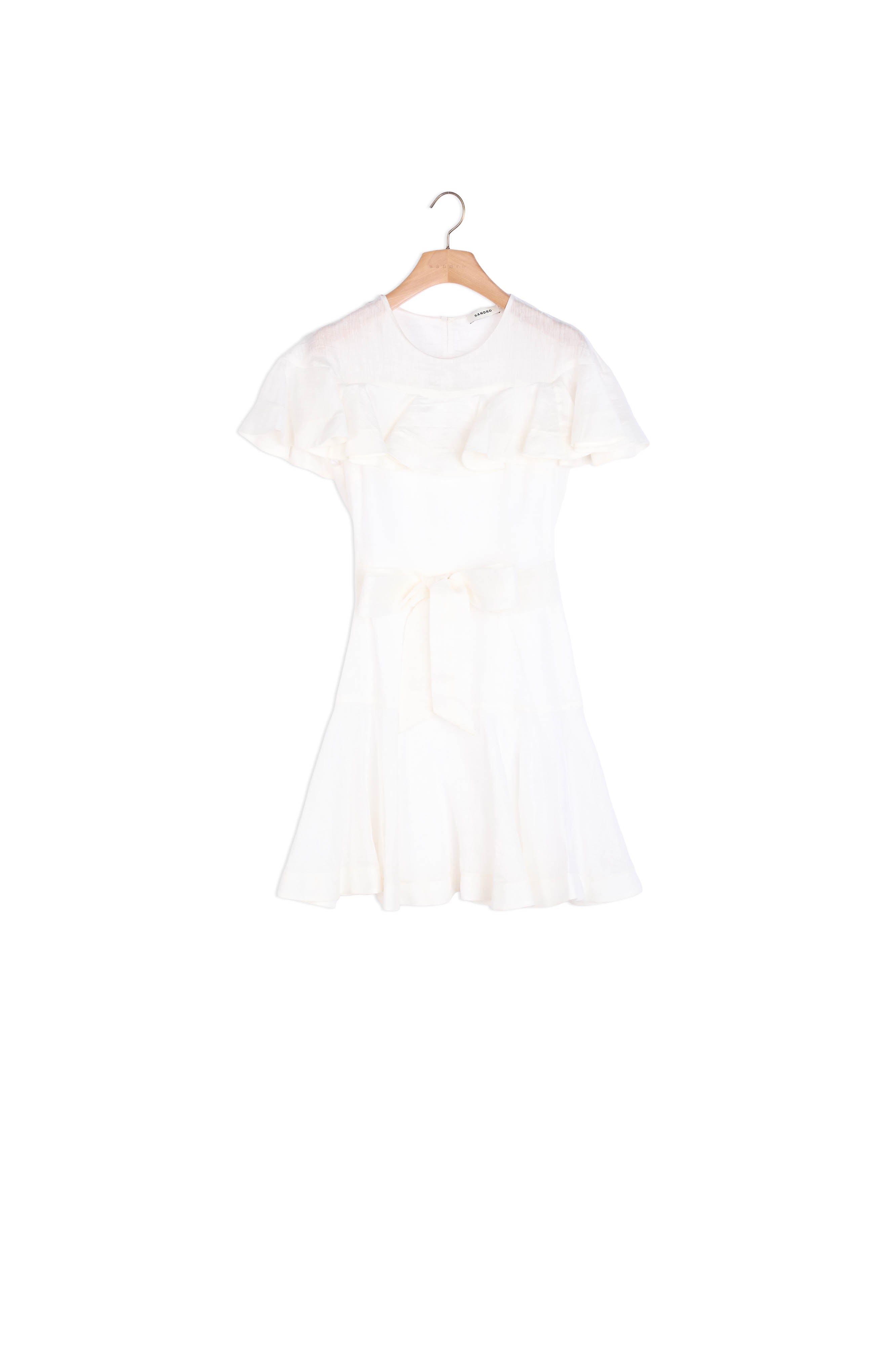 Robe courte à volant Sandro seconde main