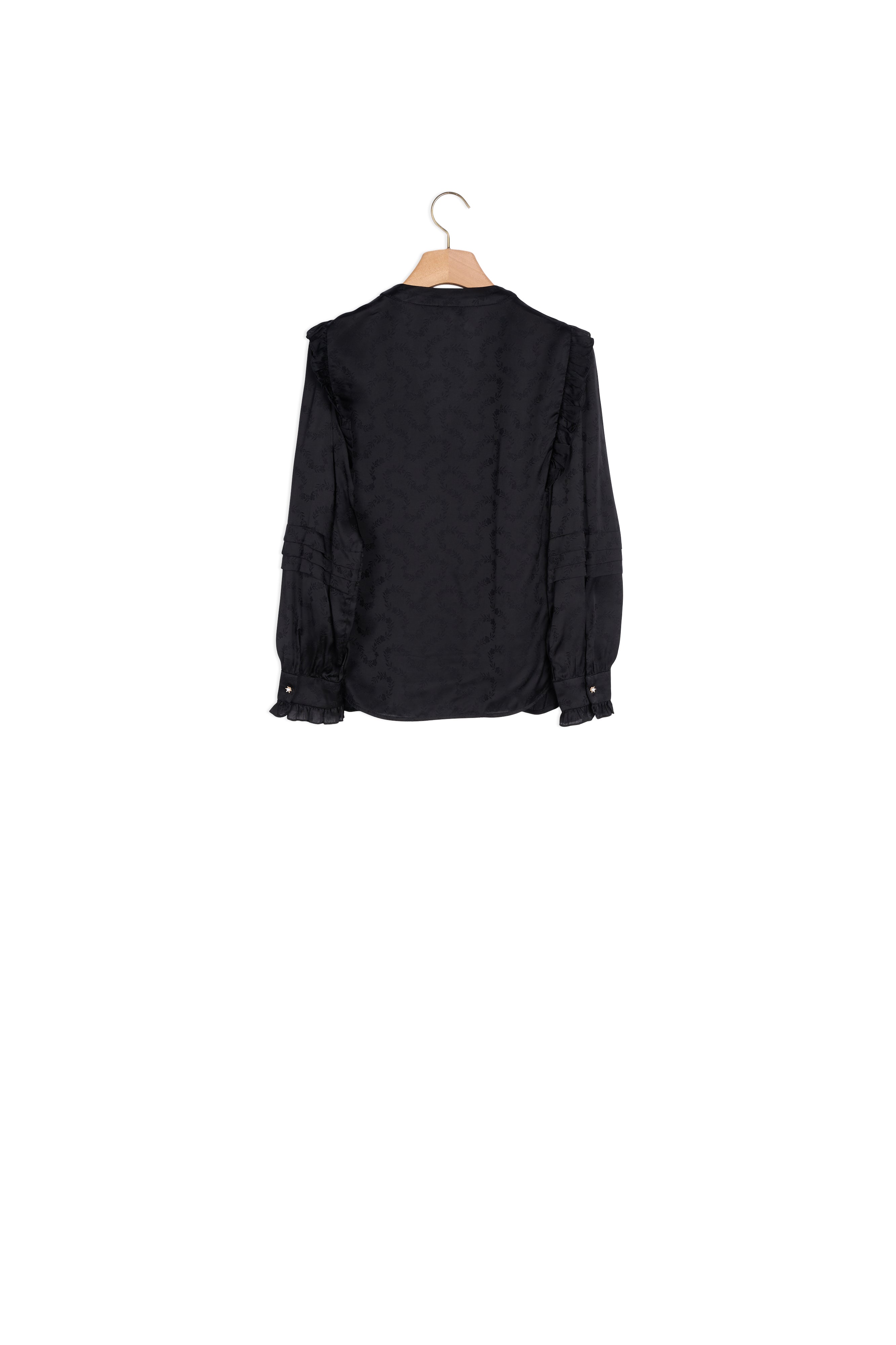 Chemisier en jacquard fluide Sandro seconde main