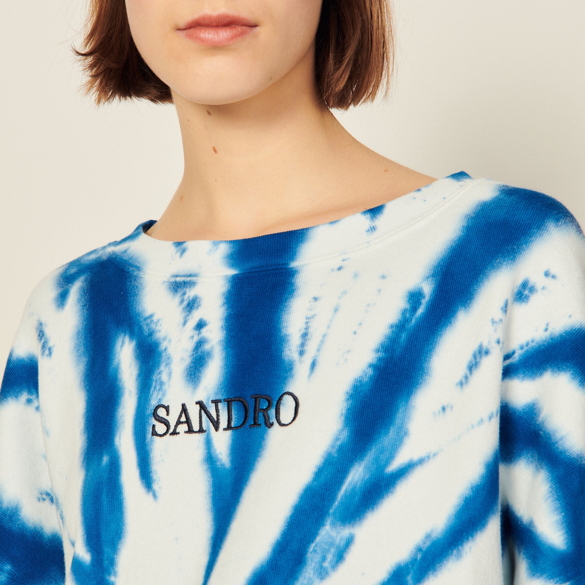 Sweatshirt tie and dye Sandro seconde main