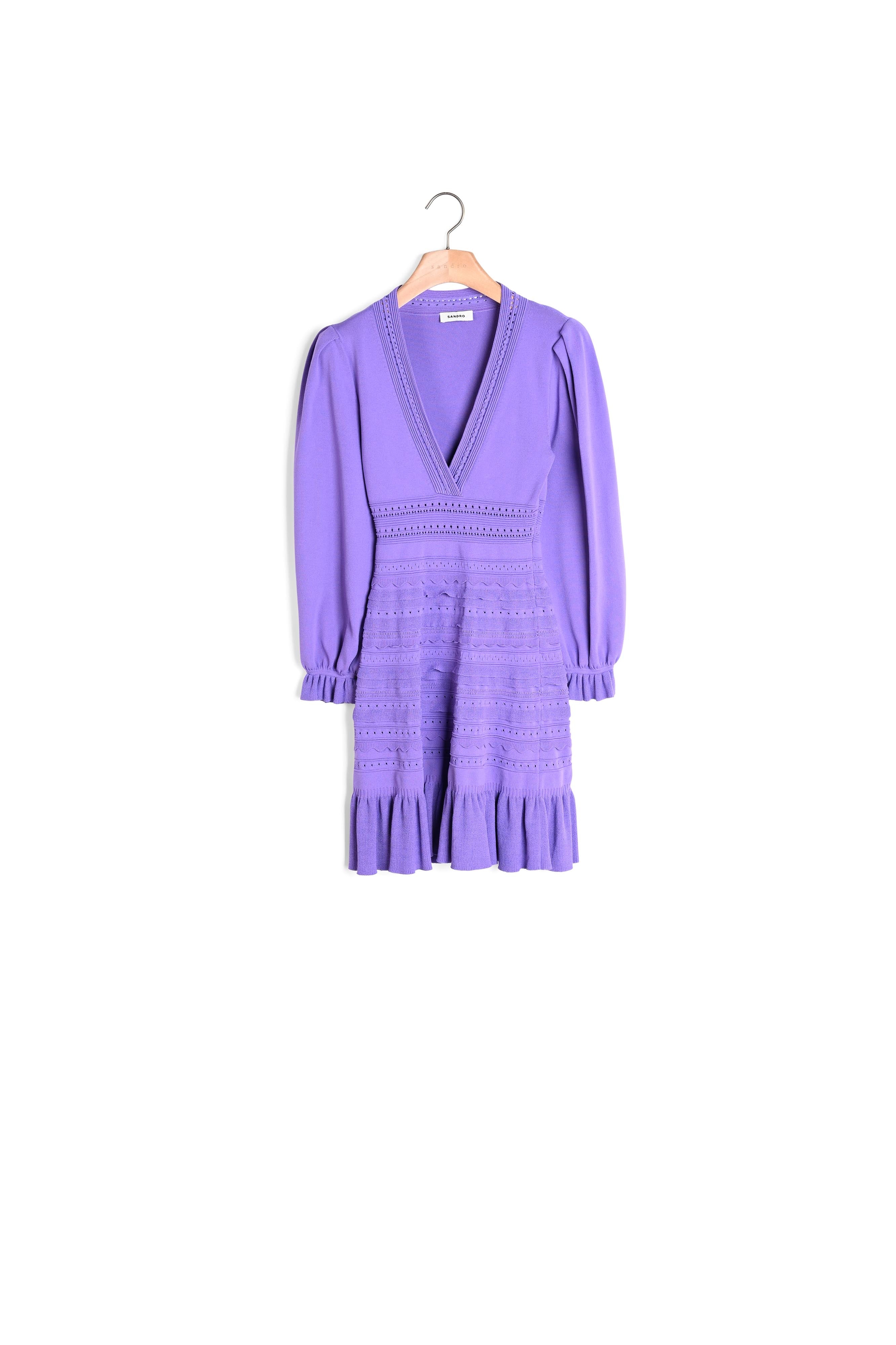 Robe courte à volants Sandro seconde main