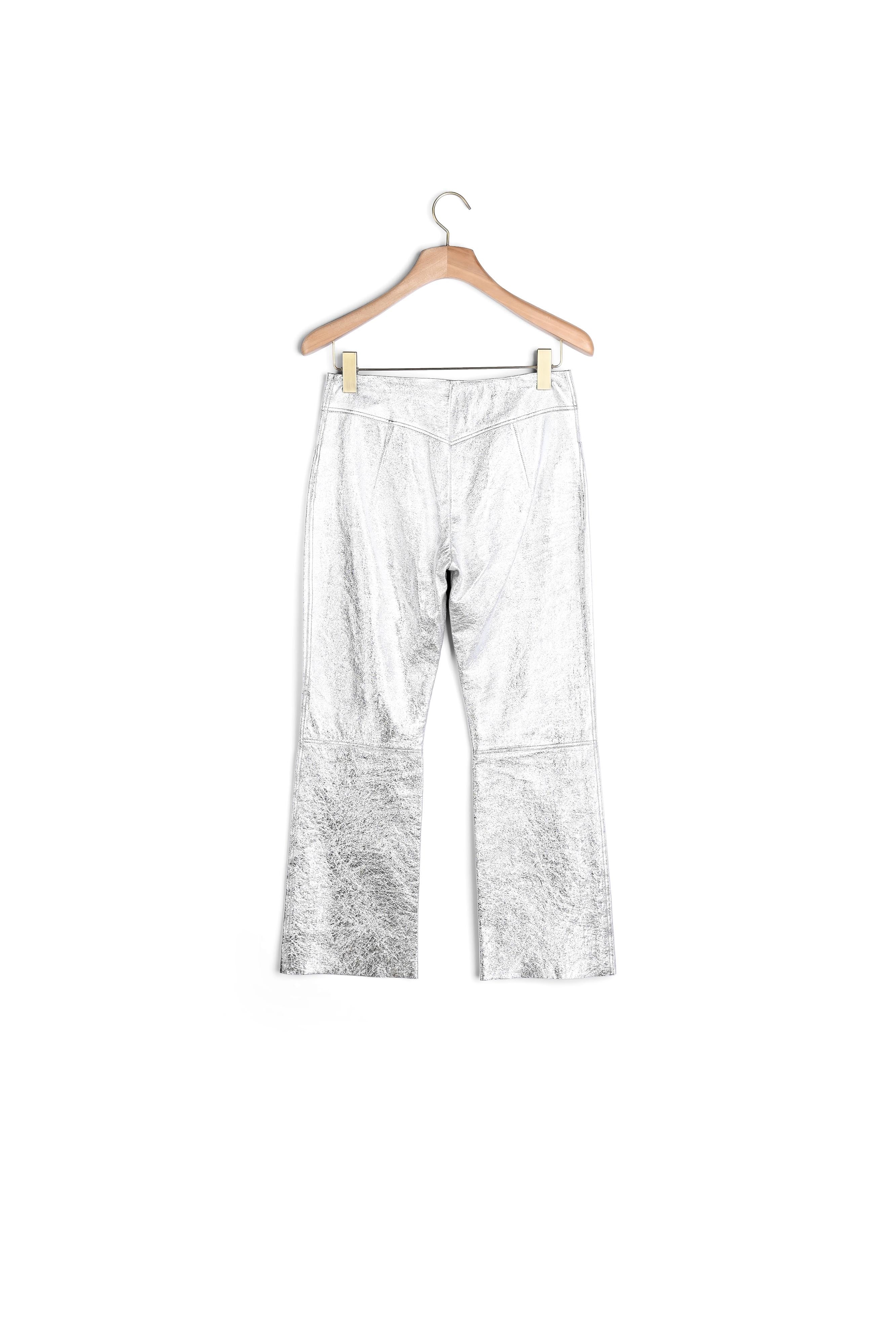 Pantalon 7/8ème argenté Sandro seconde main