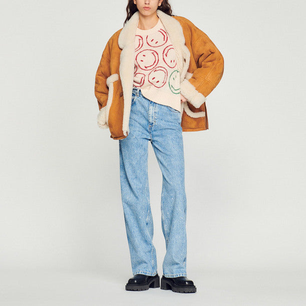 Pull Smiley Sandro seconde main