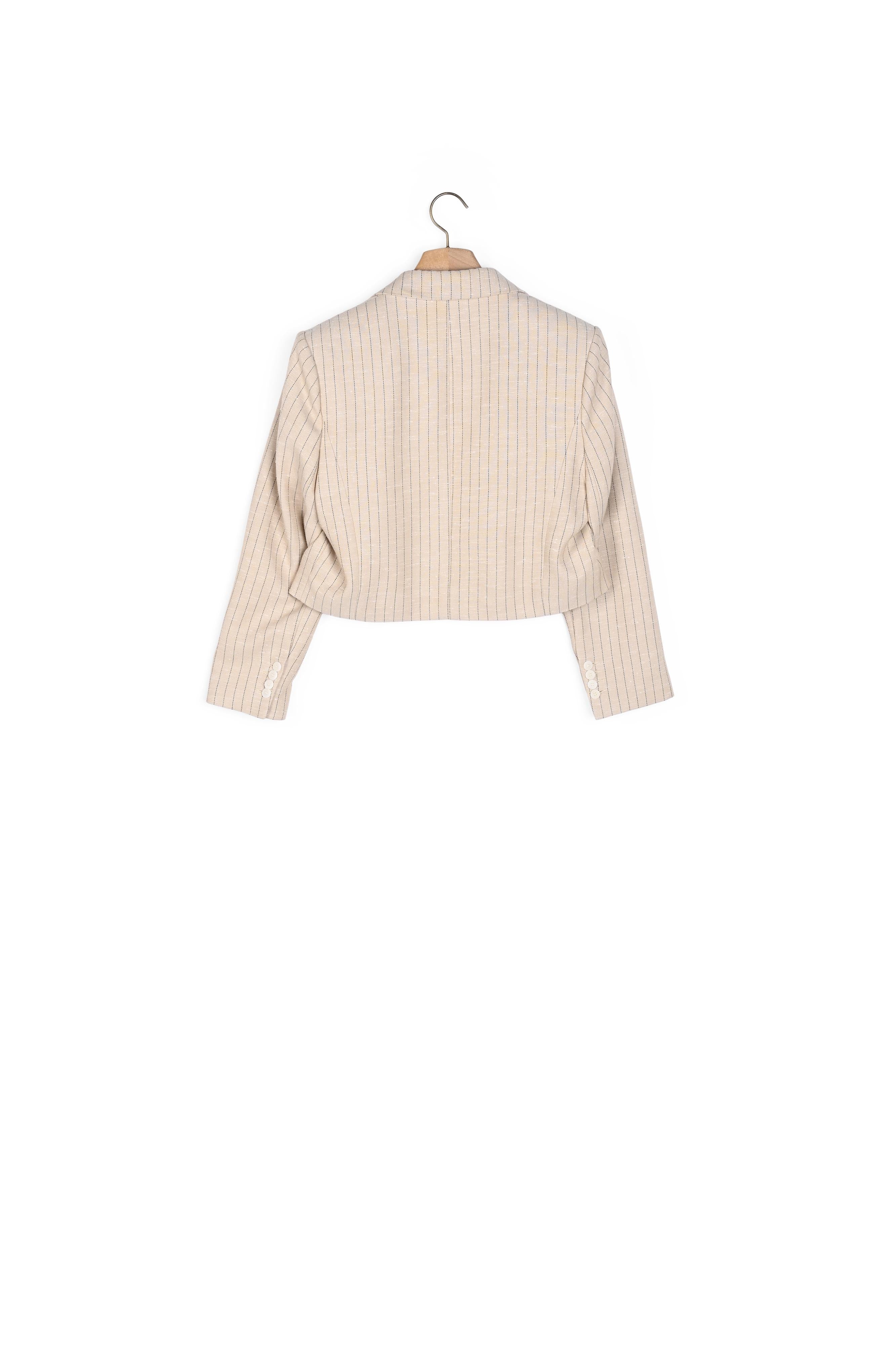 Veste courte à rayures Sandro seconde main