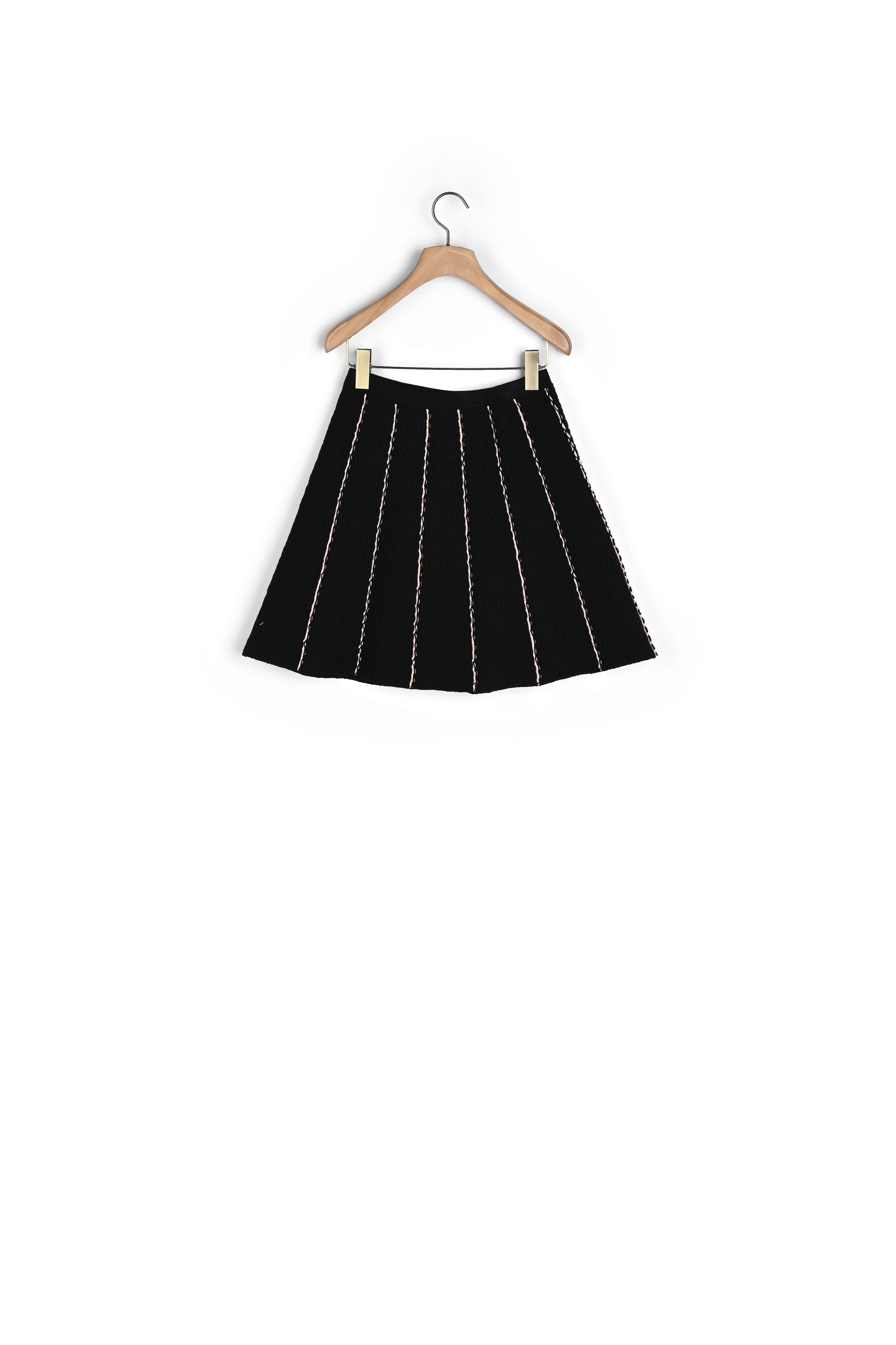 Jupe courte trapèze en Maille Sandro seconde main