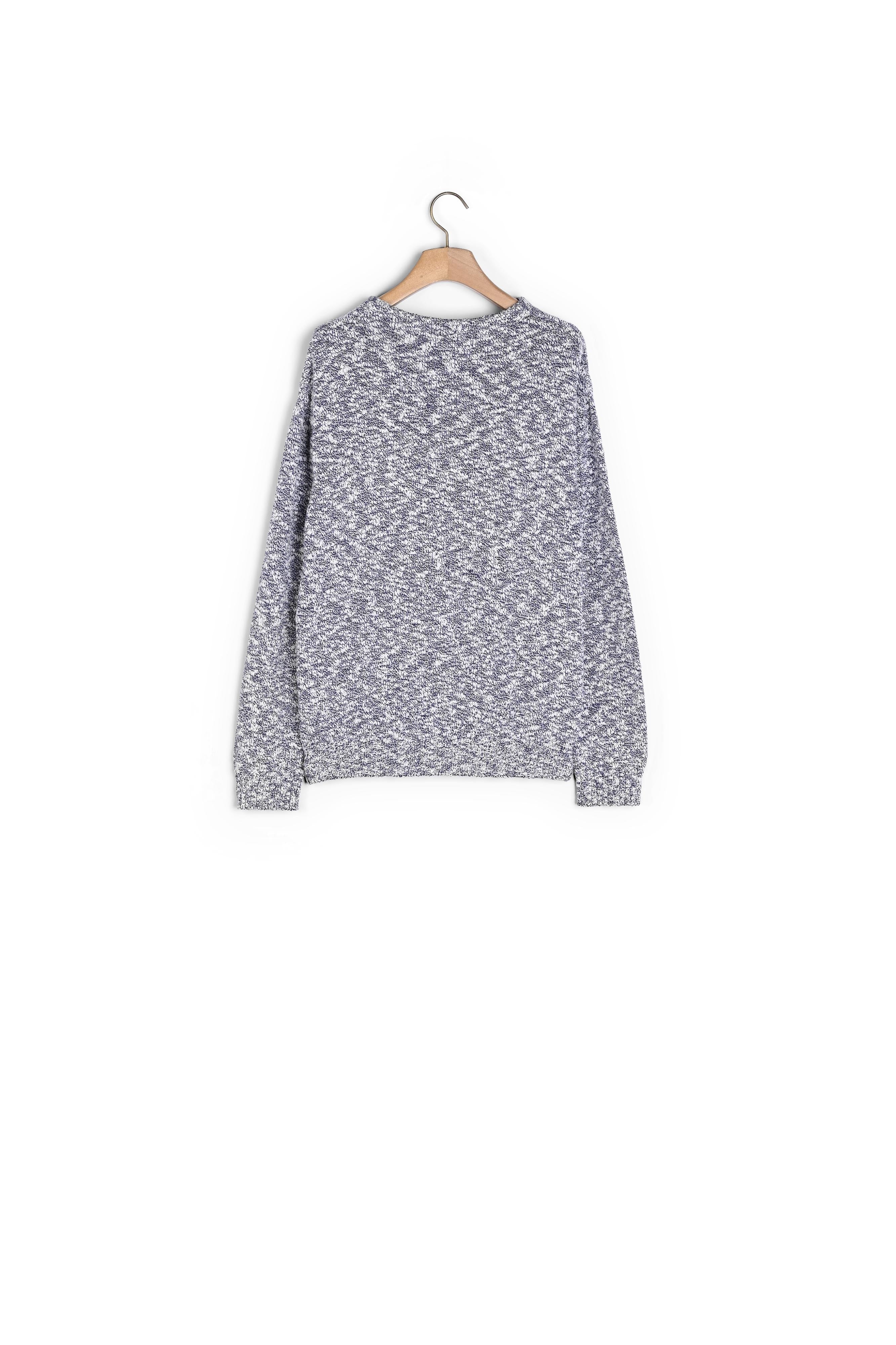 Pull MARINE/BLANC Sandro seconde main