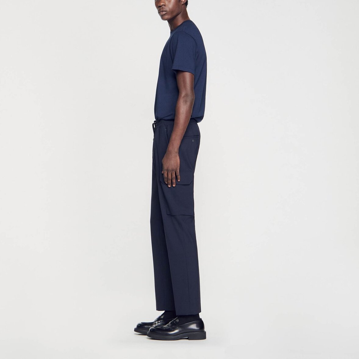 Pantalon cargo élastiqué Sandro seconde main
