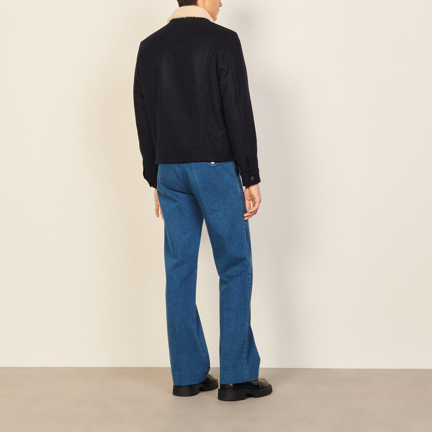 Blouson Marine Sandro seconde main