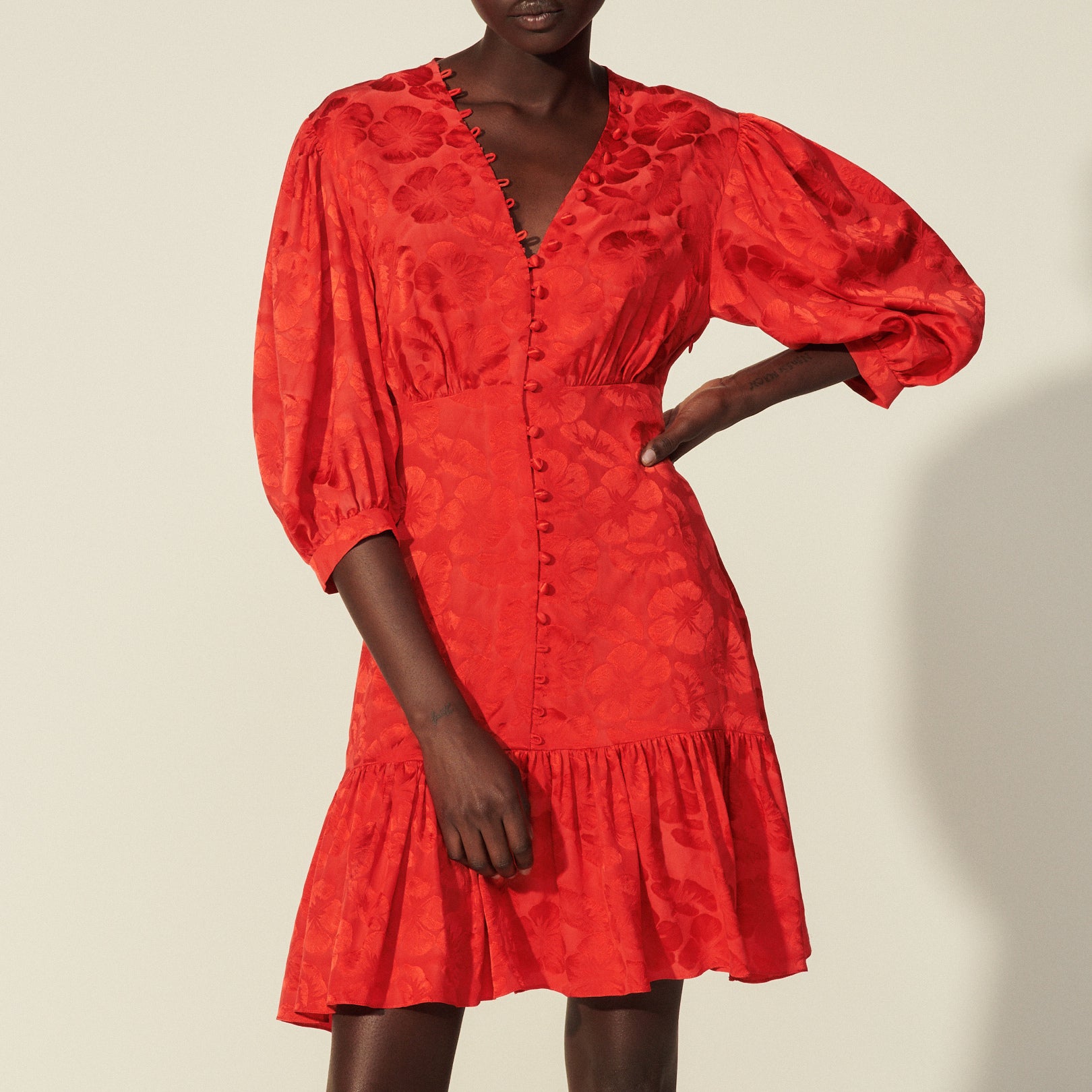 Robe courte fluide Sandro seconde main