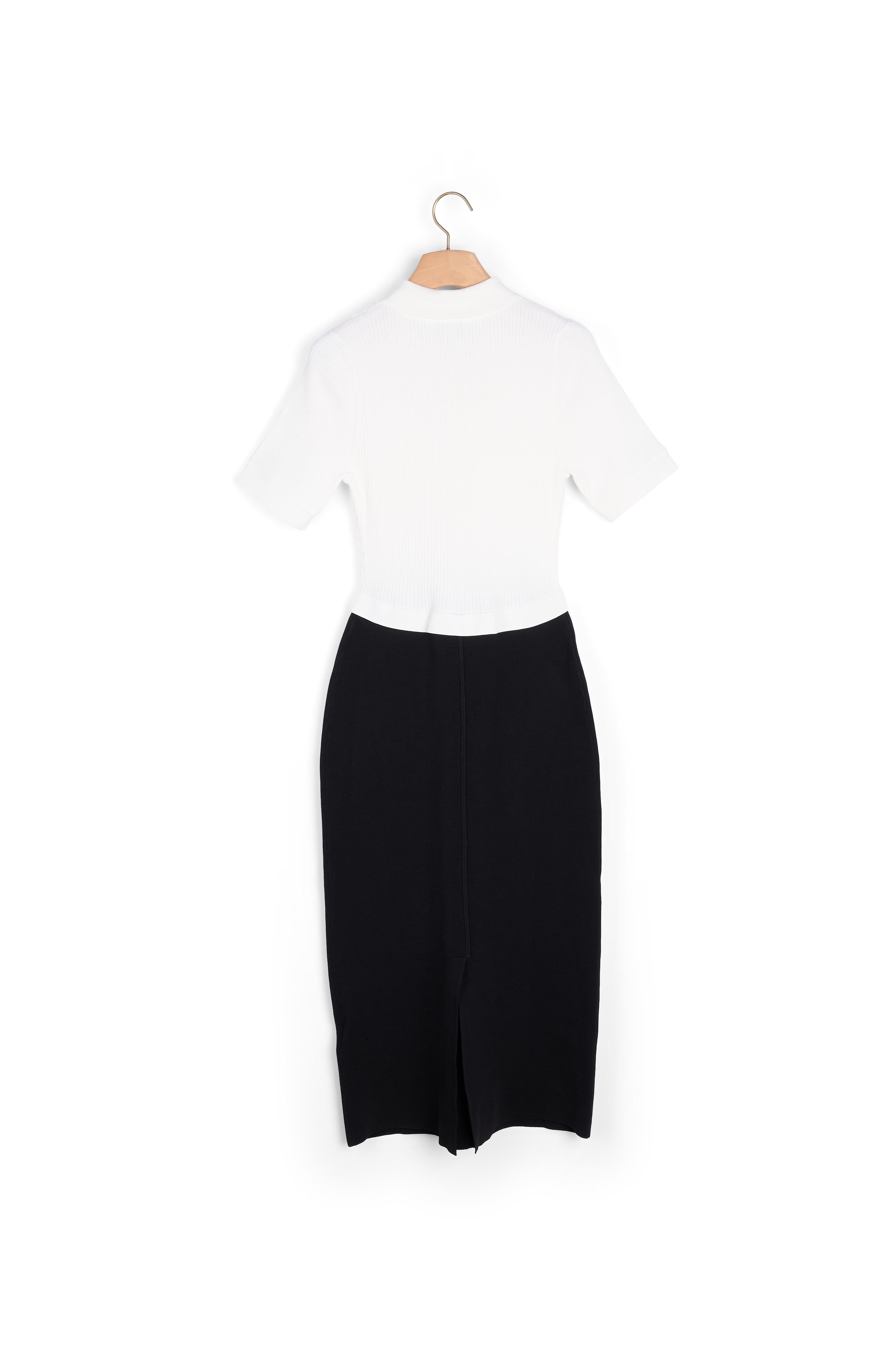 Robe midi bicolore Sandro seconde main