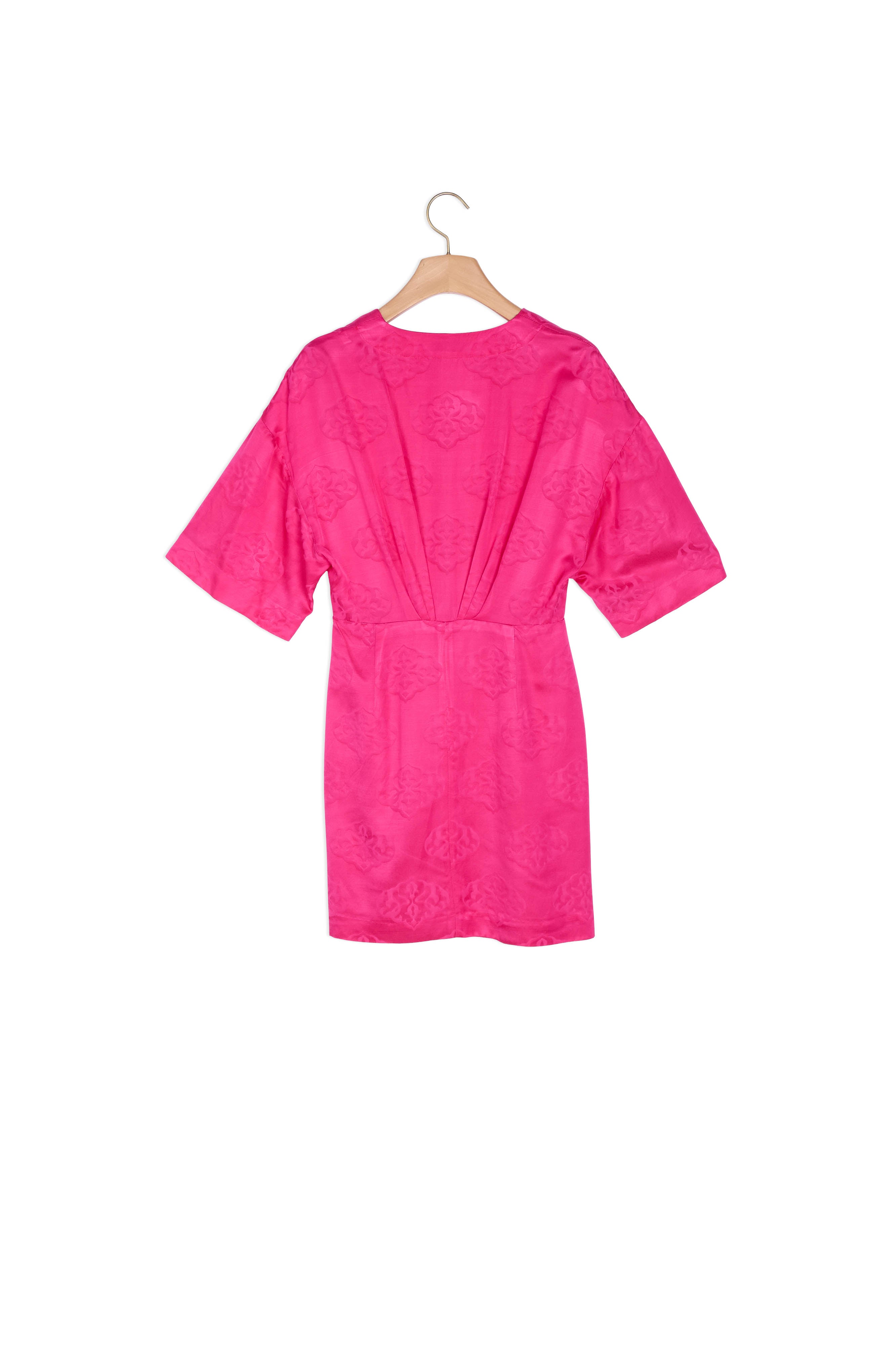 Robe portefeuille en jacquard Sandro seconde main