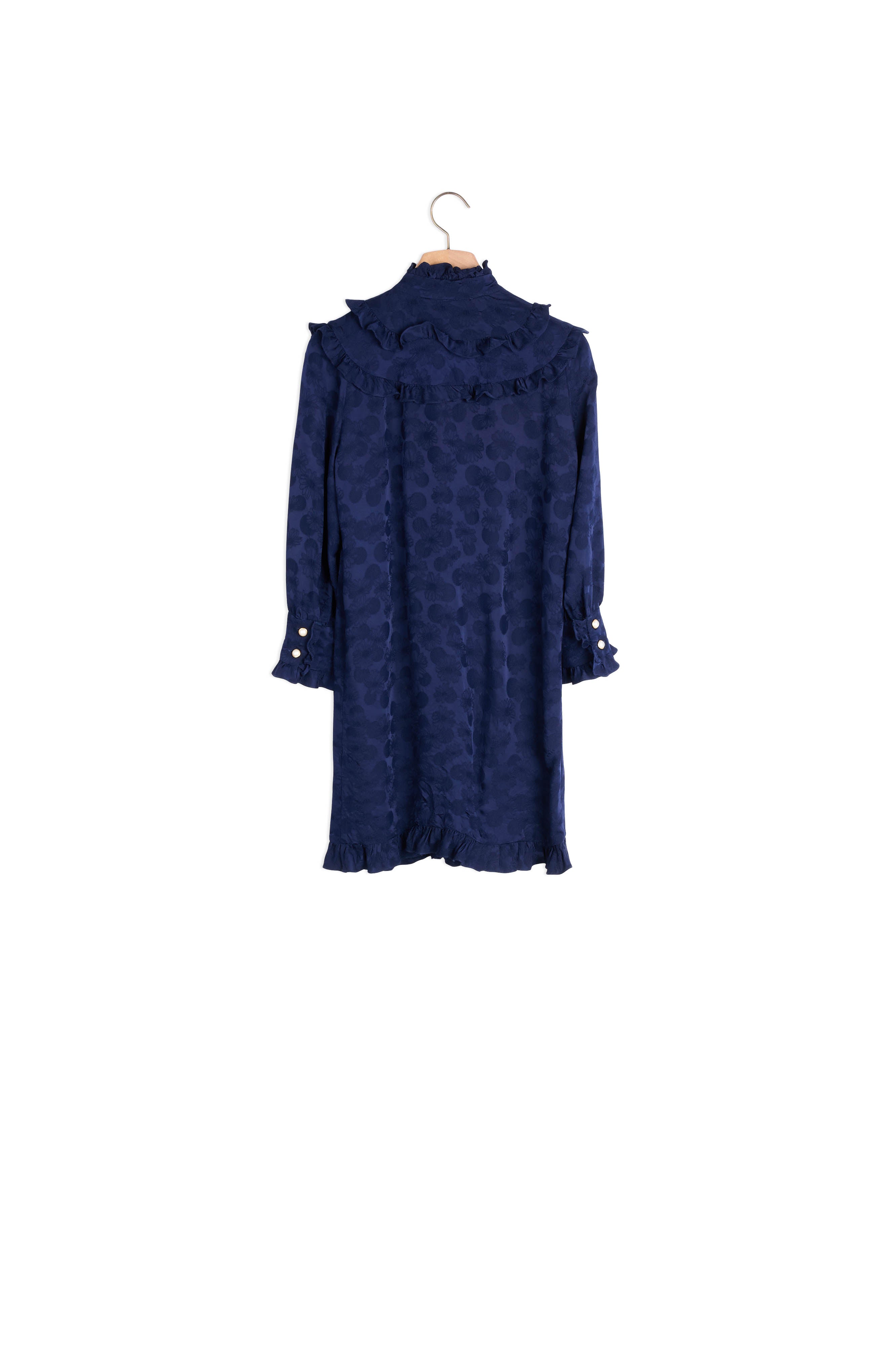 Robe courte en jacquard marguerites Sandro seconde main