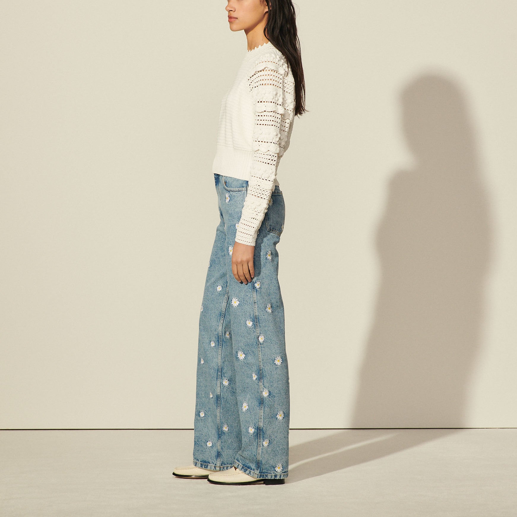 Pull en crochet Sandro seconde main