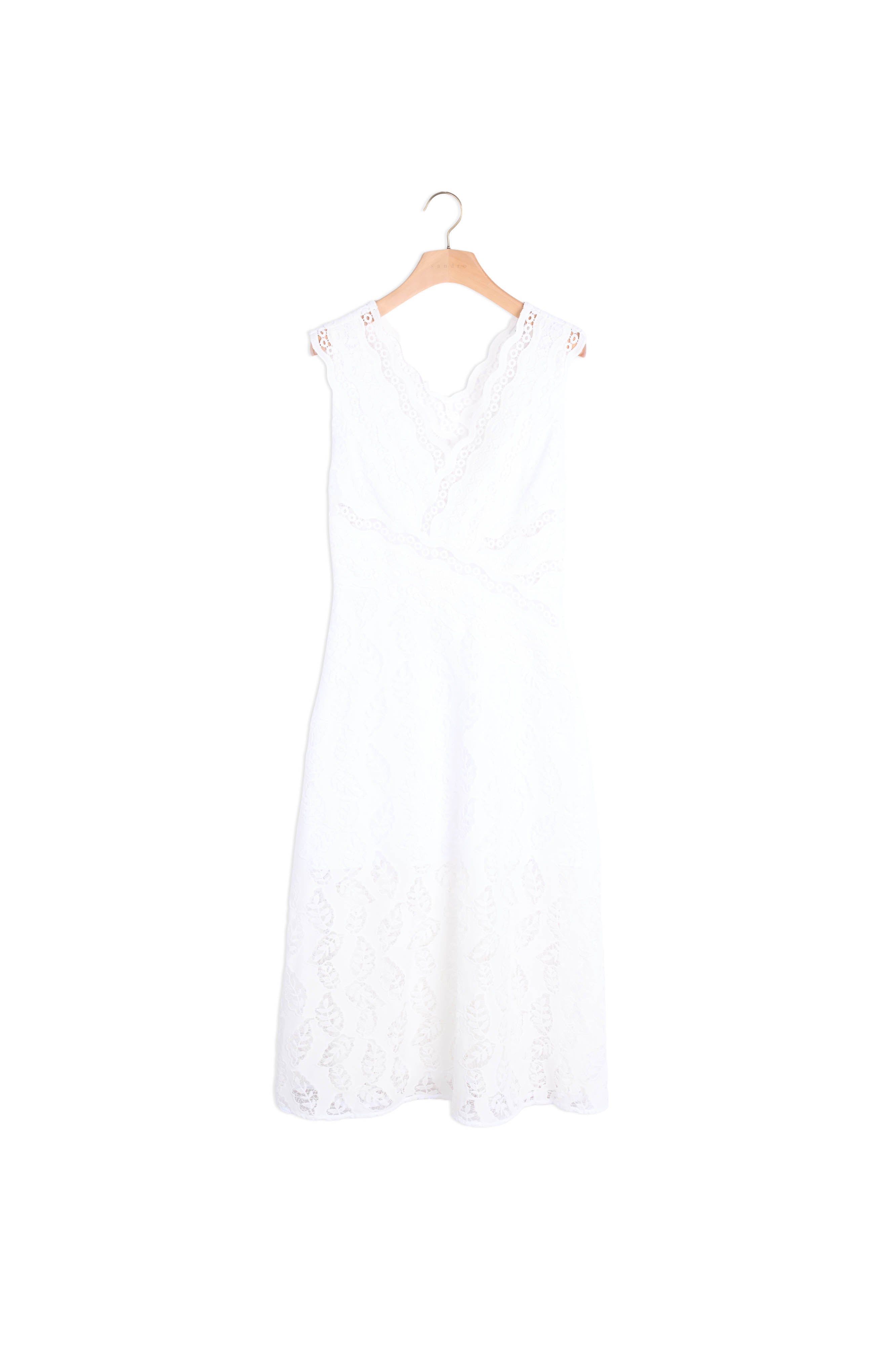 Robe longue  en broderie anglaise Sandro seconde main
