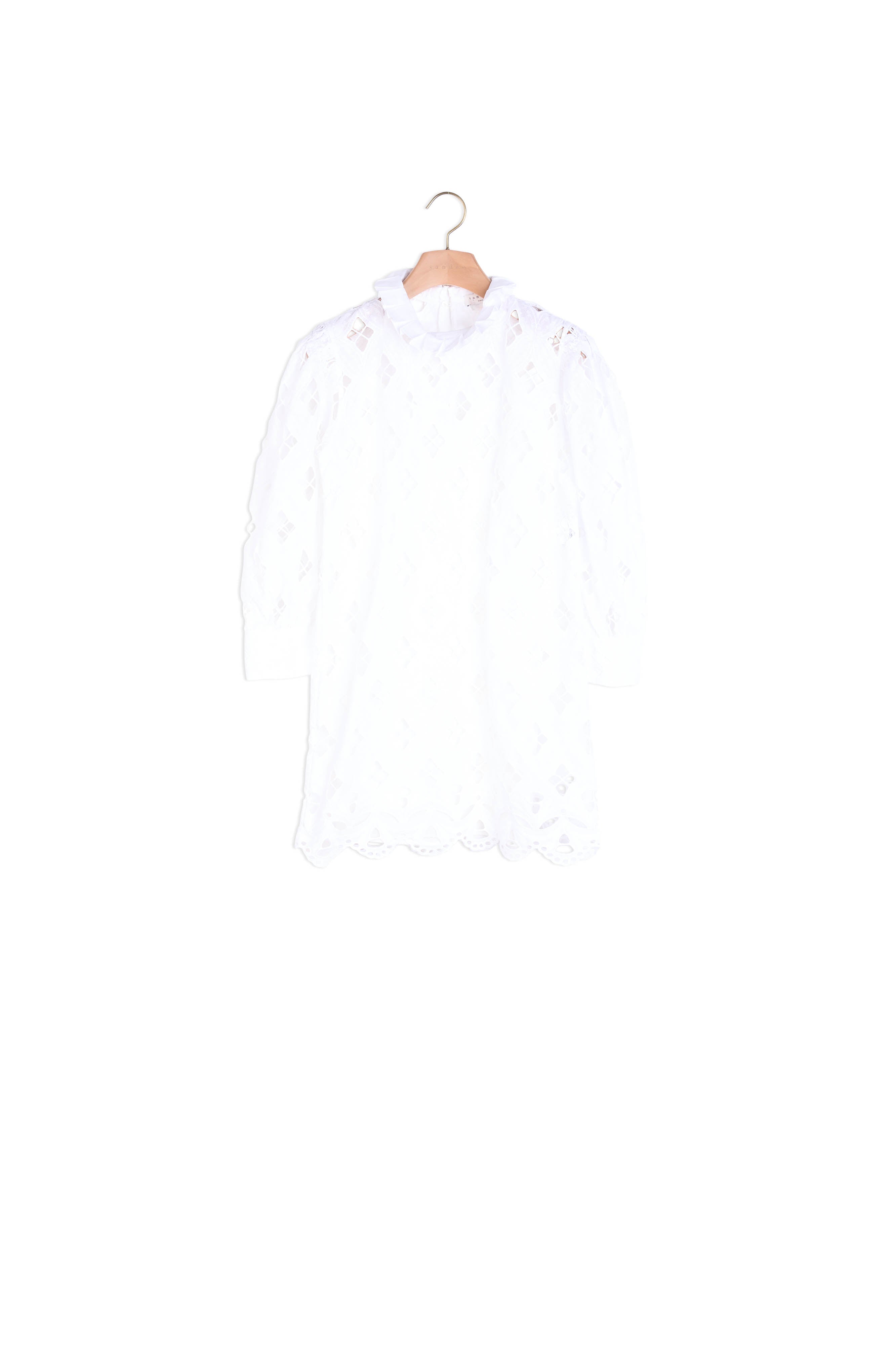 Robe en broderie anglaise Sandro seconde main