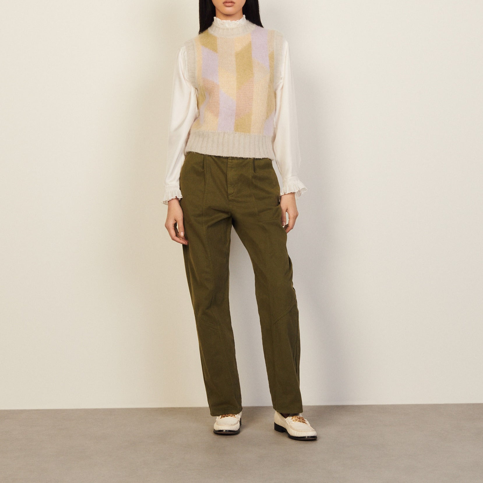 Pantalon Kaki Sandro seconde main