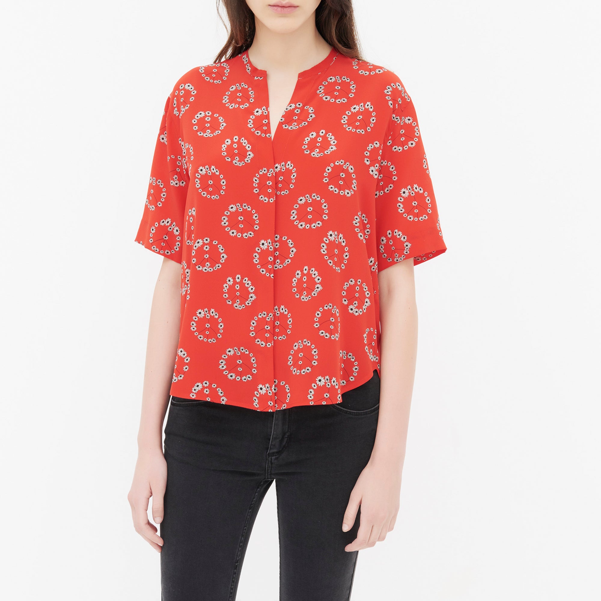 Chemise Rouge Sandro seconde main