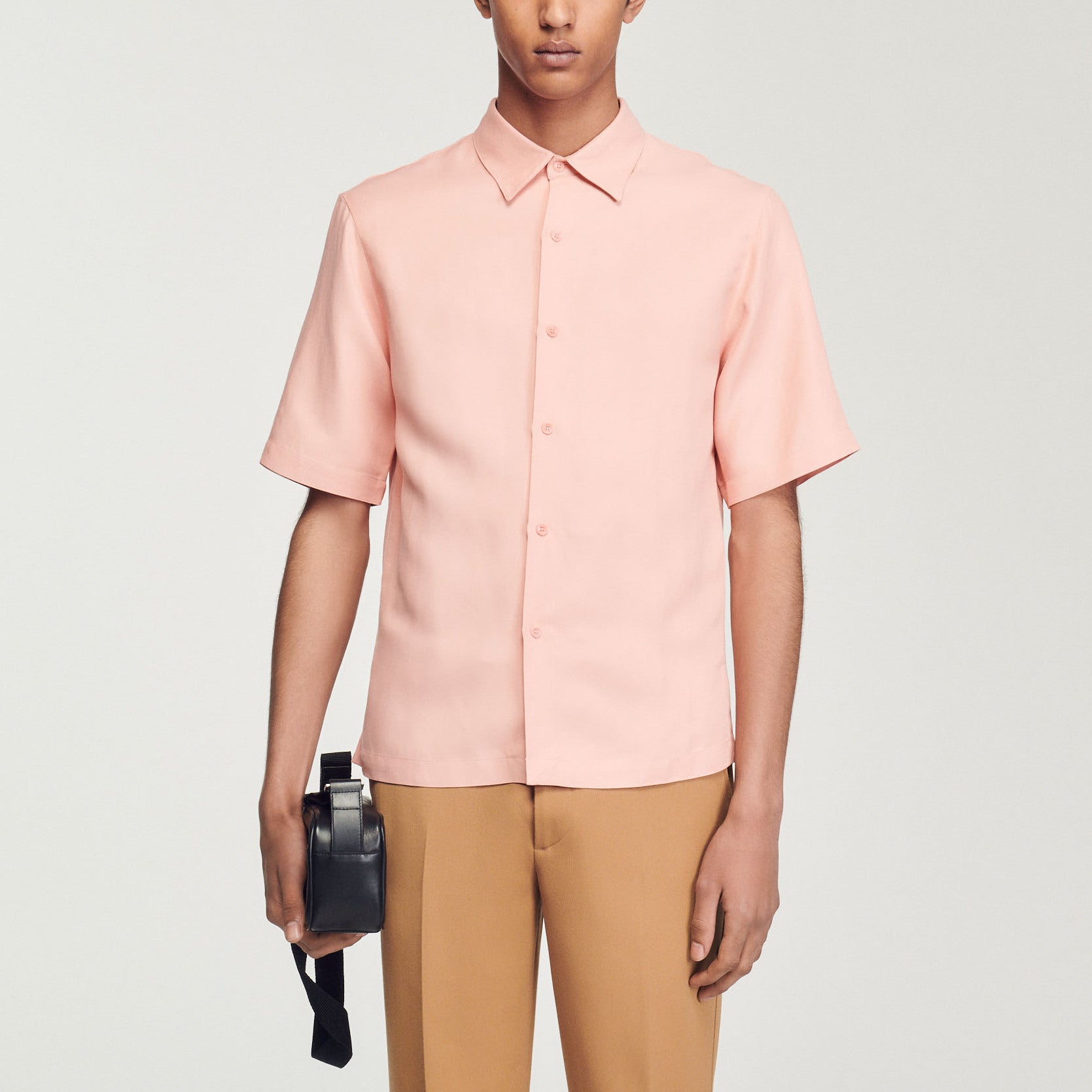 Chemise Rose Clair Sandro seconde main