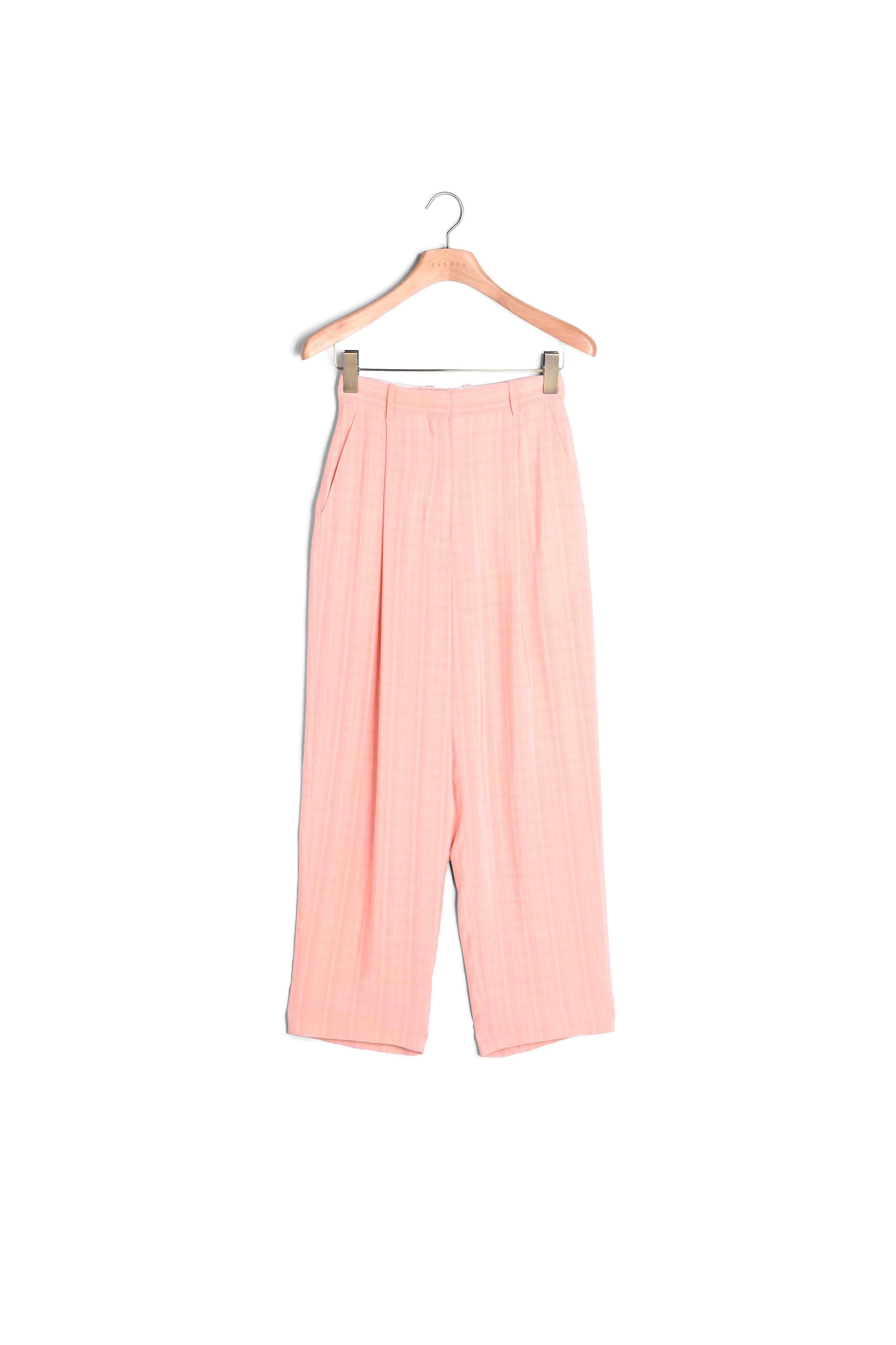 Pantalon droit à plis Sandro seconde main