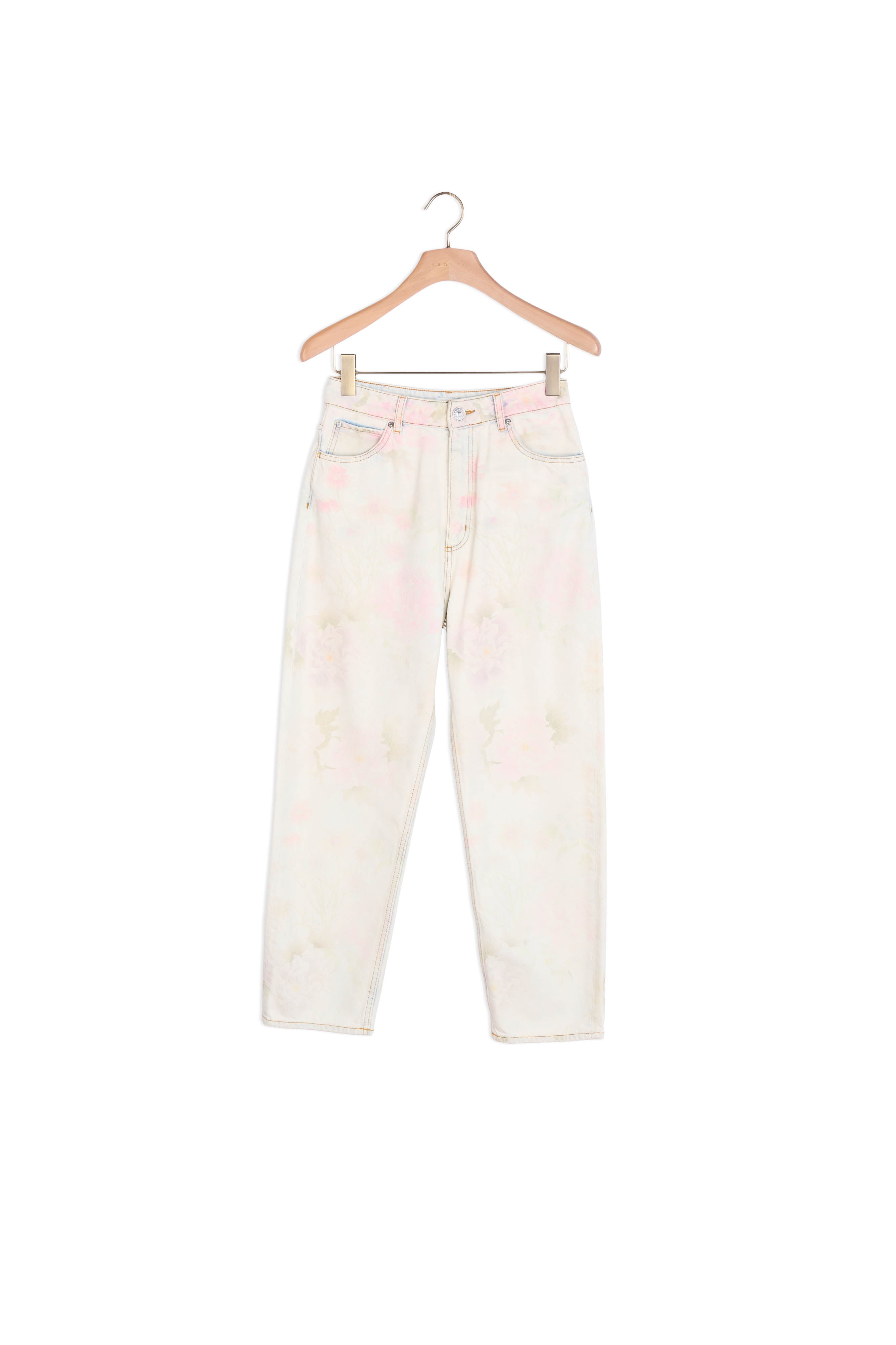 Jean délavé  imprimé Sandro seconde main