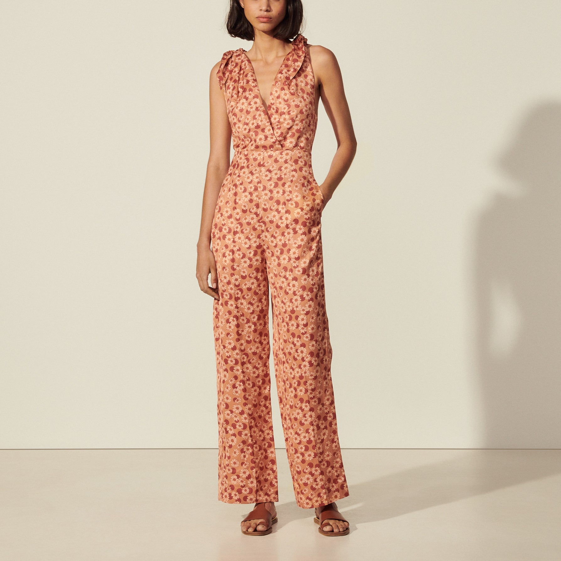 Combinaison Pantalon imprimée Sandro seconde main