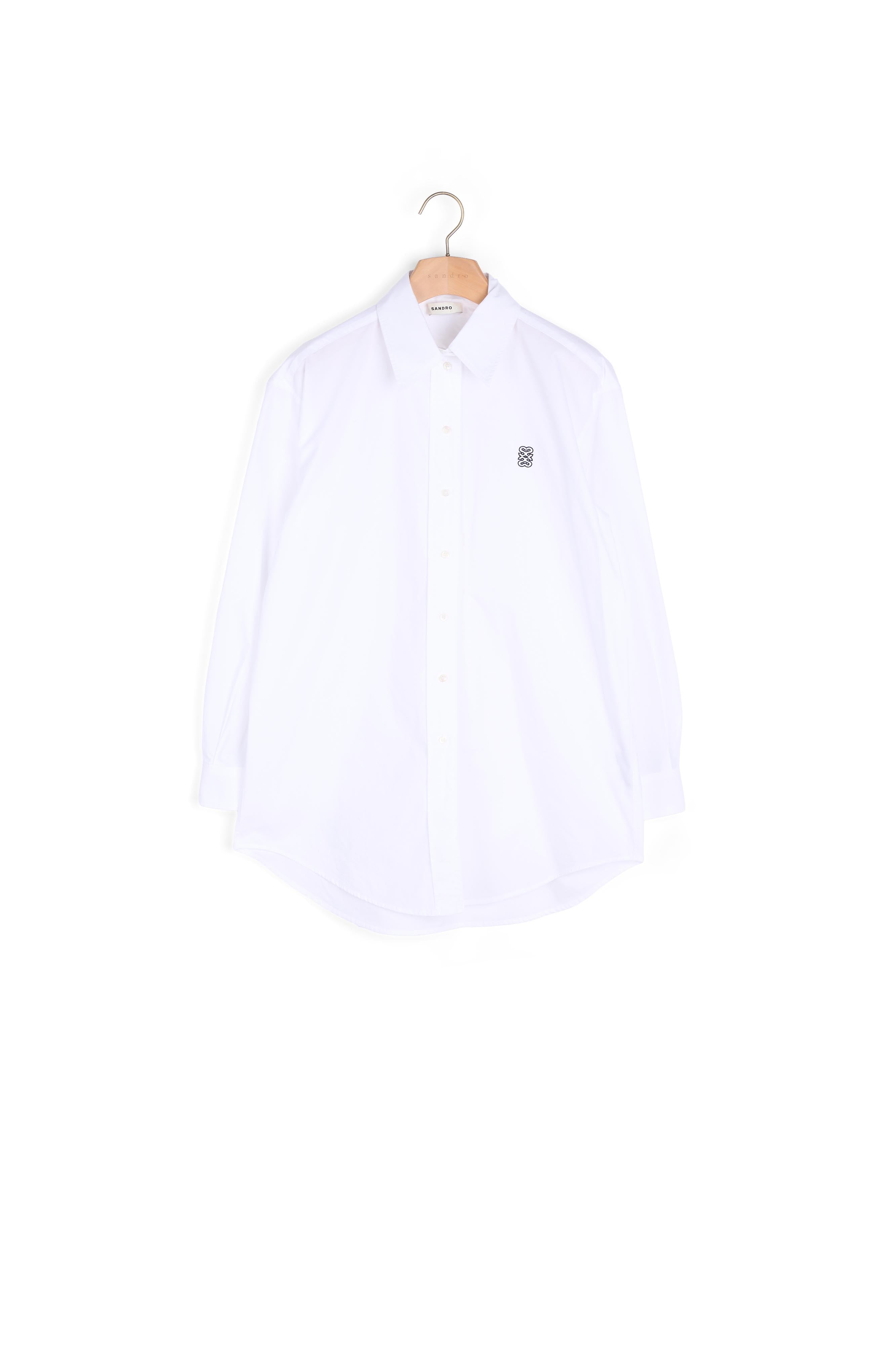 Chemise oversize en coton Sandro seconde main