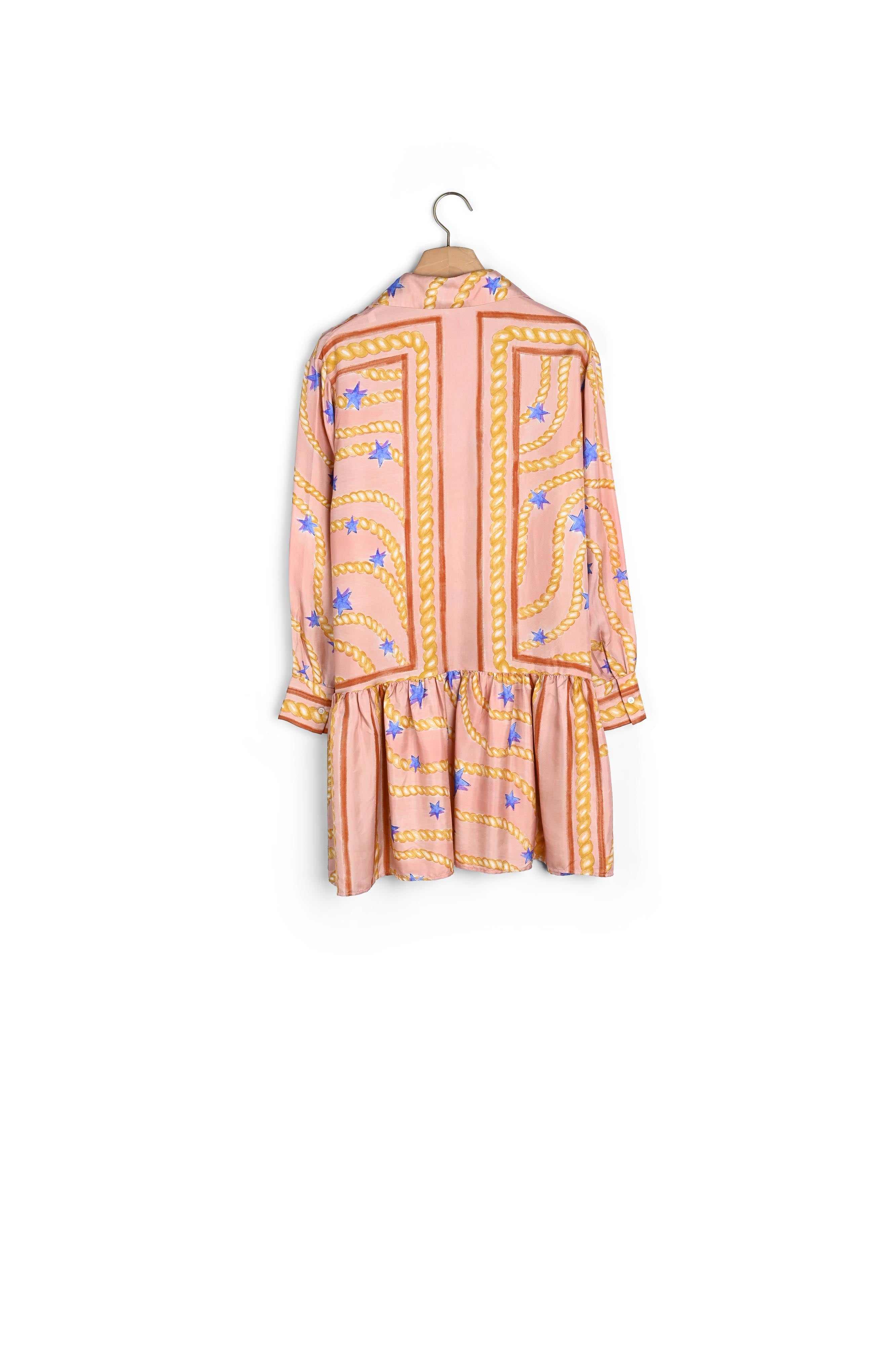 Robe en soie imprimée Sandro seconde main