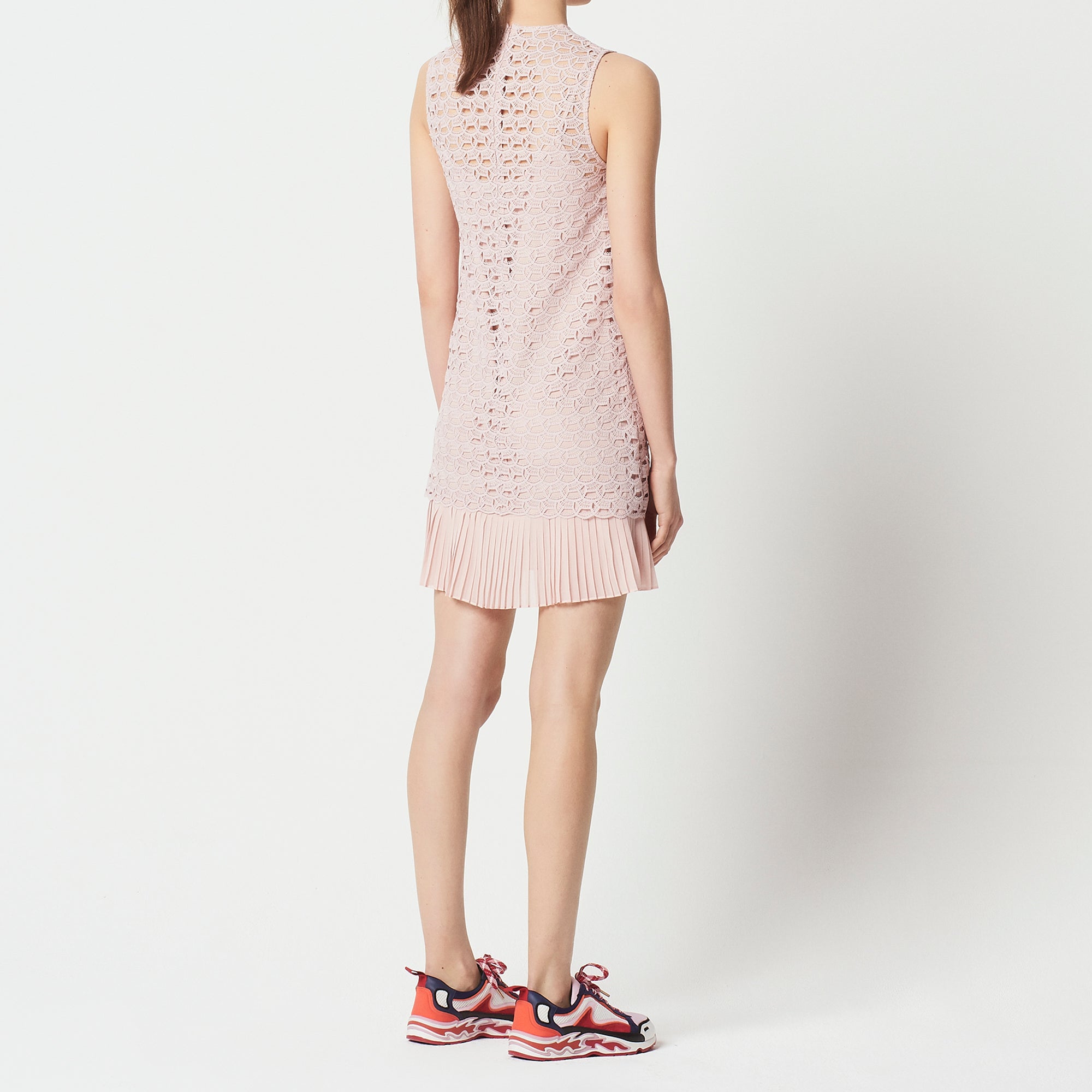 Robe sans manches en dentelle all over Sandro seconde main