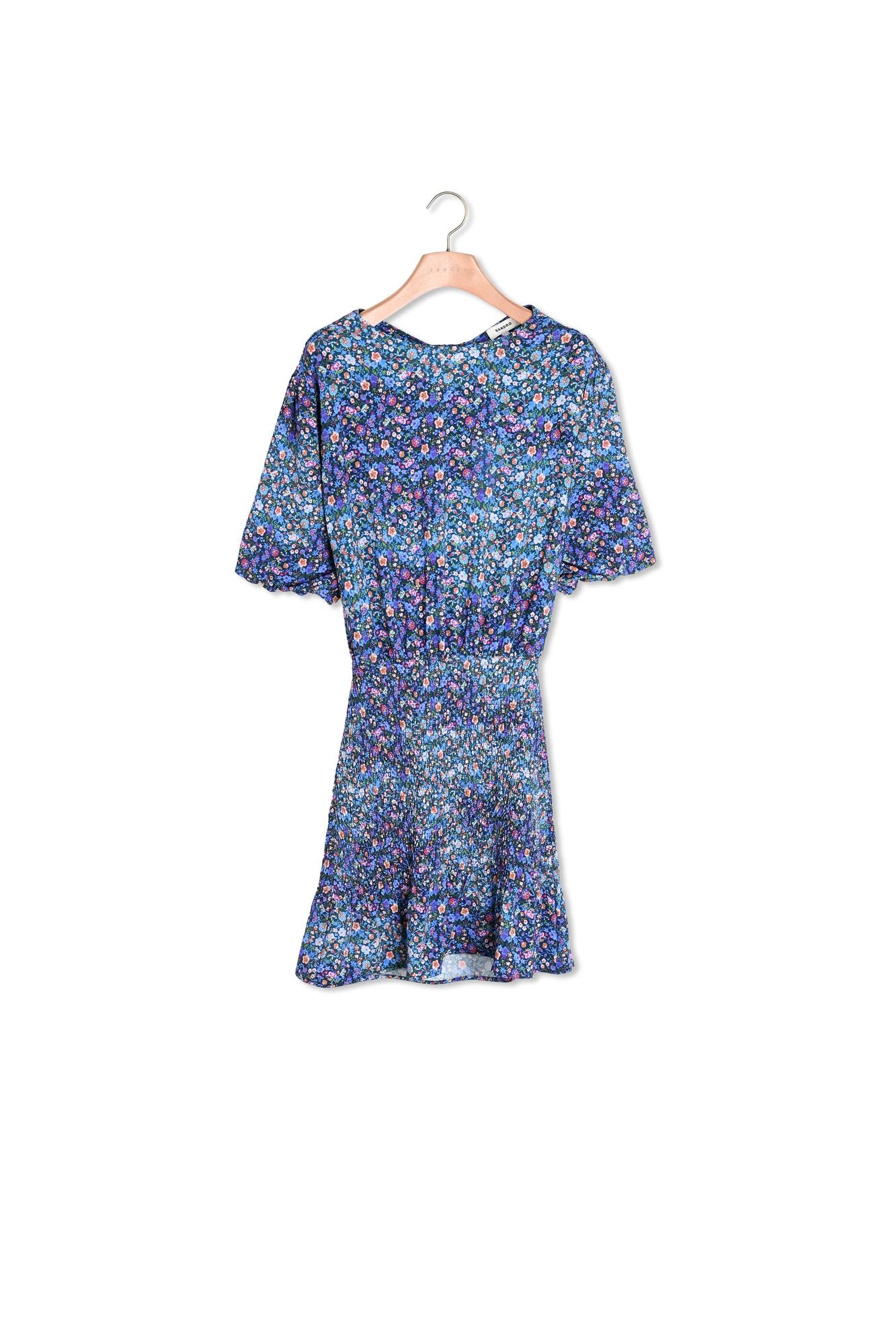 Robe courte imprimé fleuri Sandro seconde main