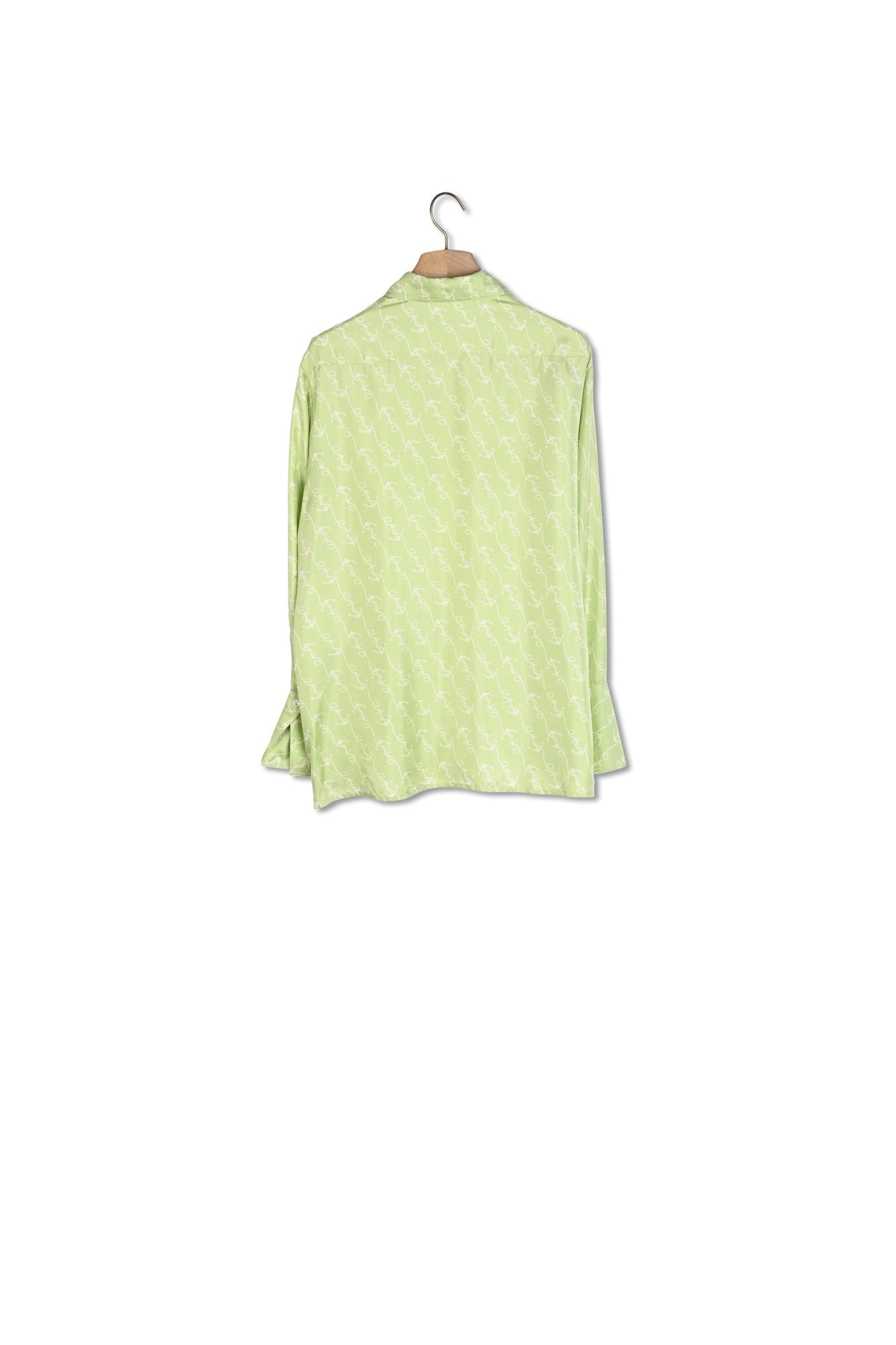 Chemise fluide en soie imprimée Sandro seconde main