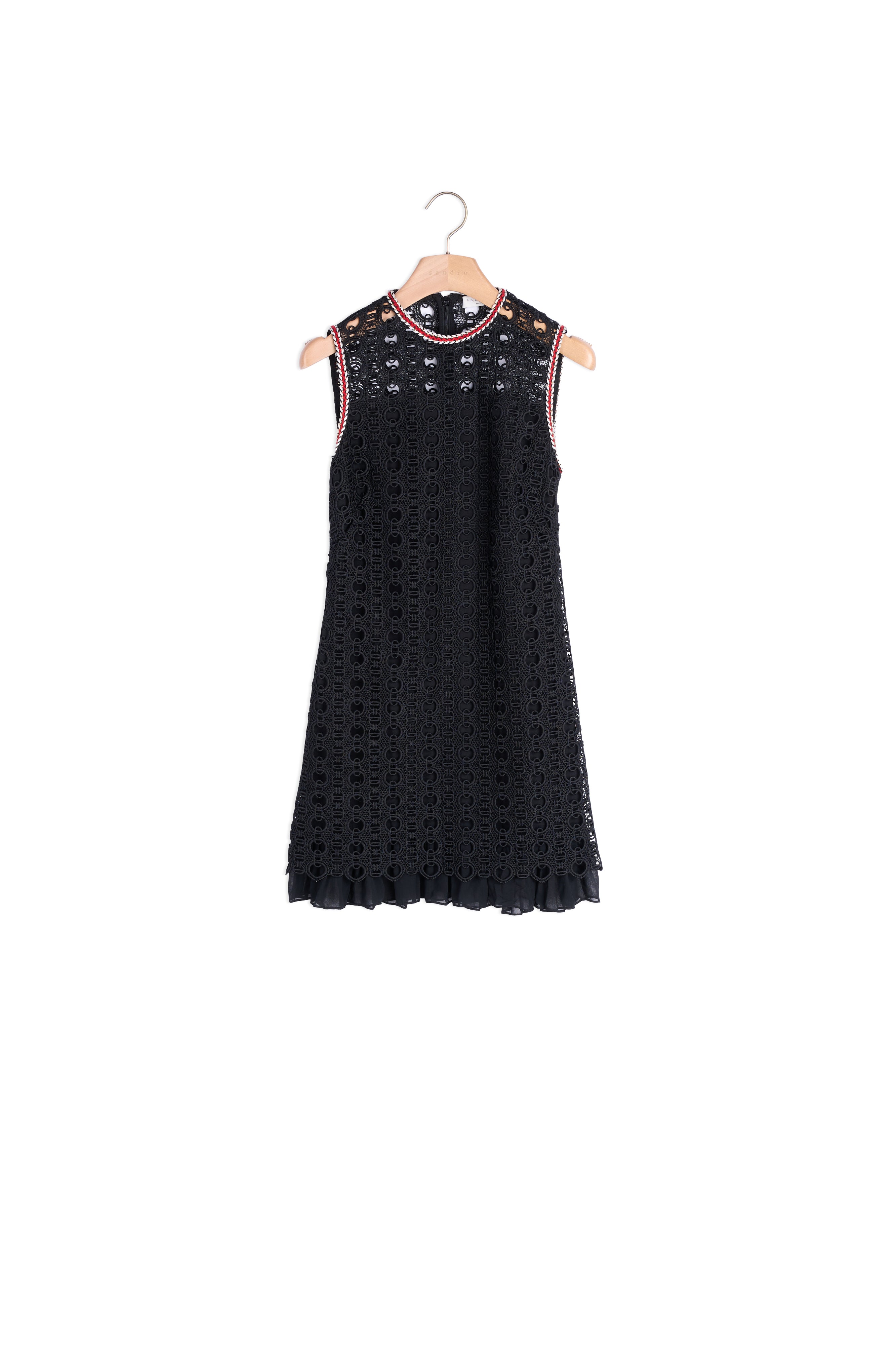 Robe en guipure sans manches Sandro seconde main