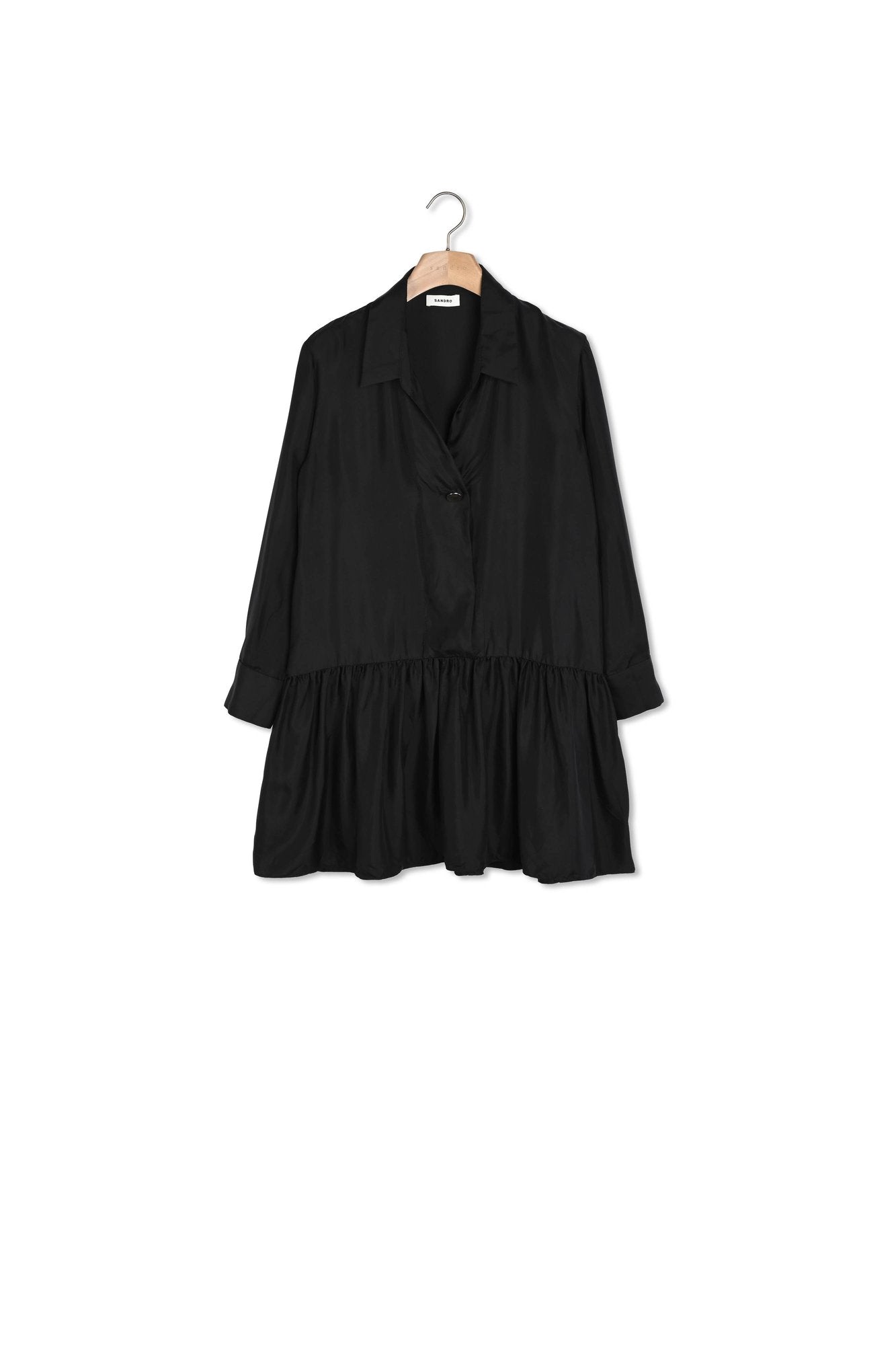 Robe courte en soie Sandro seconde main