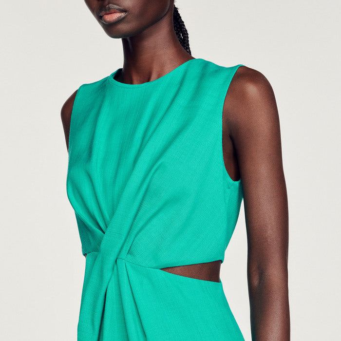 Robe courte drapée à découpes Sandro seconde main