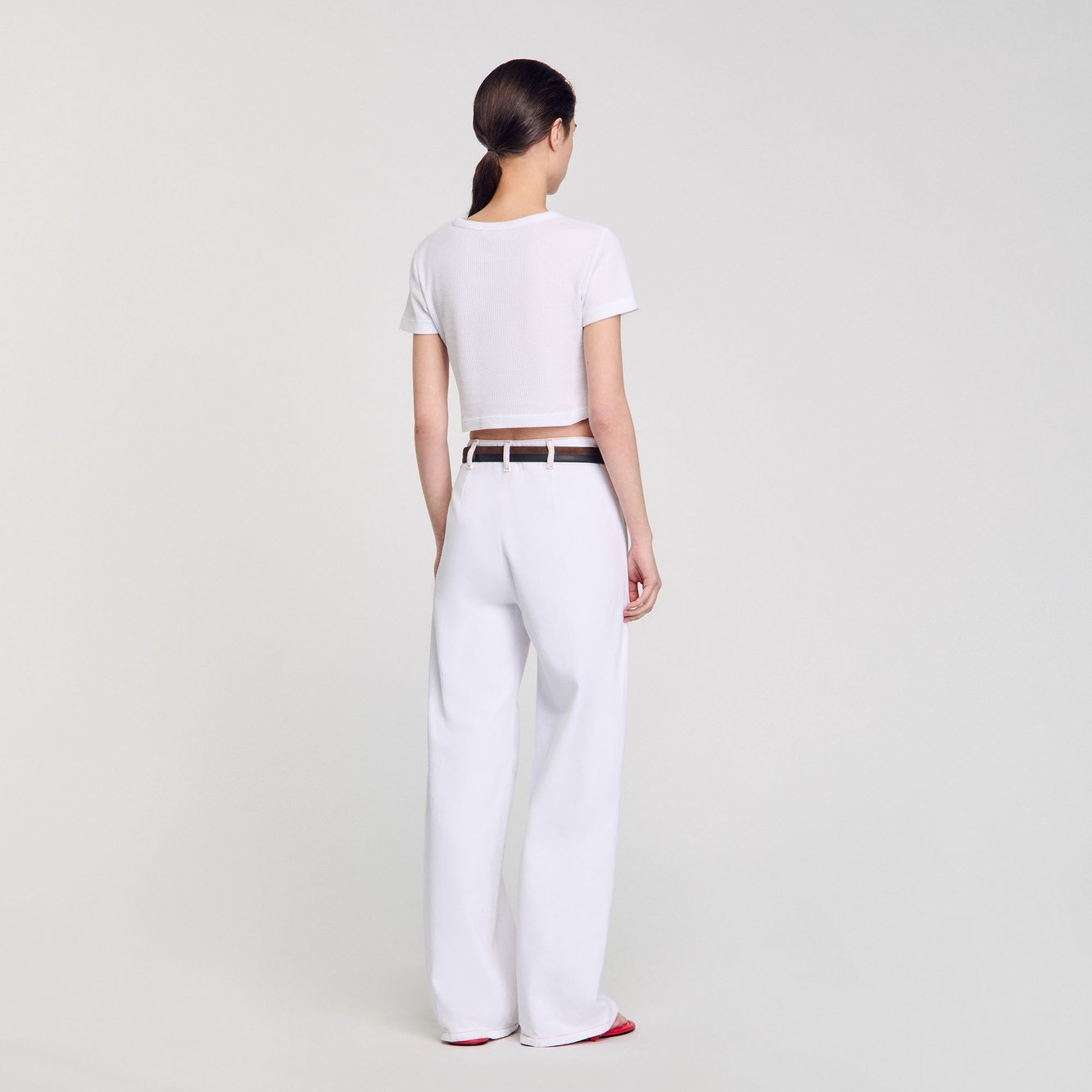 T-shirt court Sandro seconde main