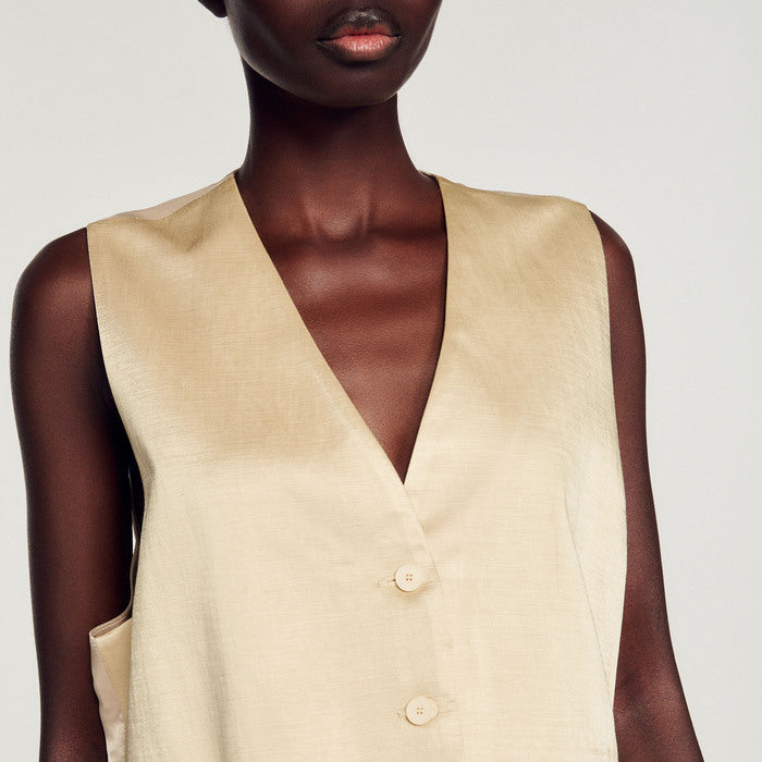 Gilet de costume Sandro seconde main