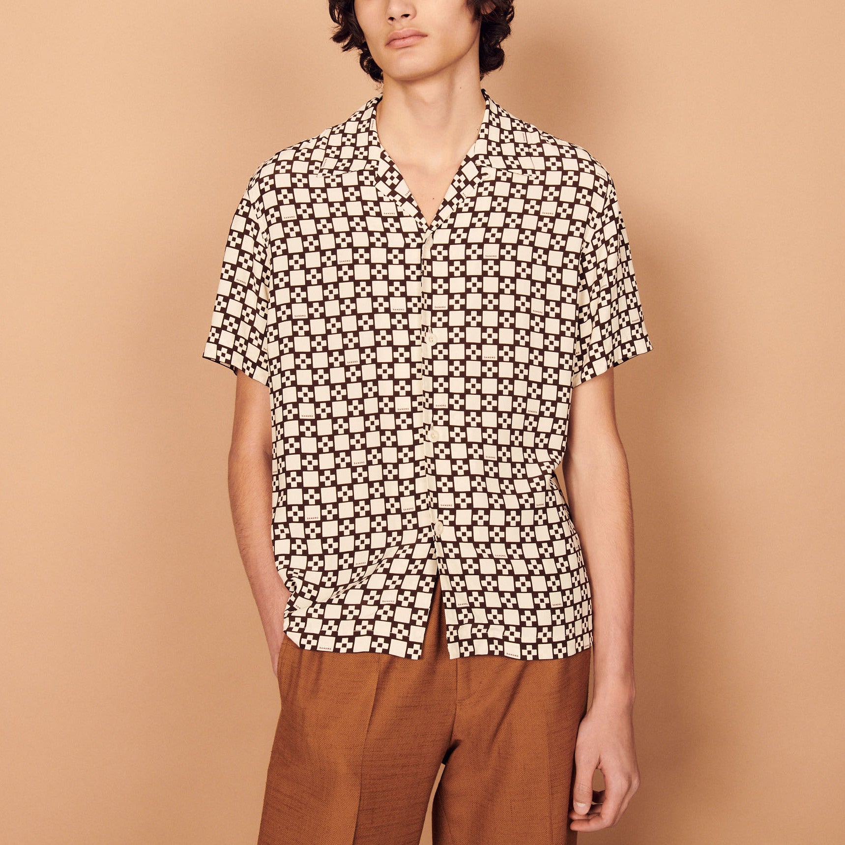 Chemise fluide imprimée Sandro seconde main