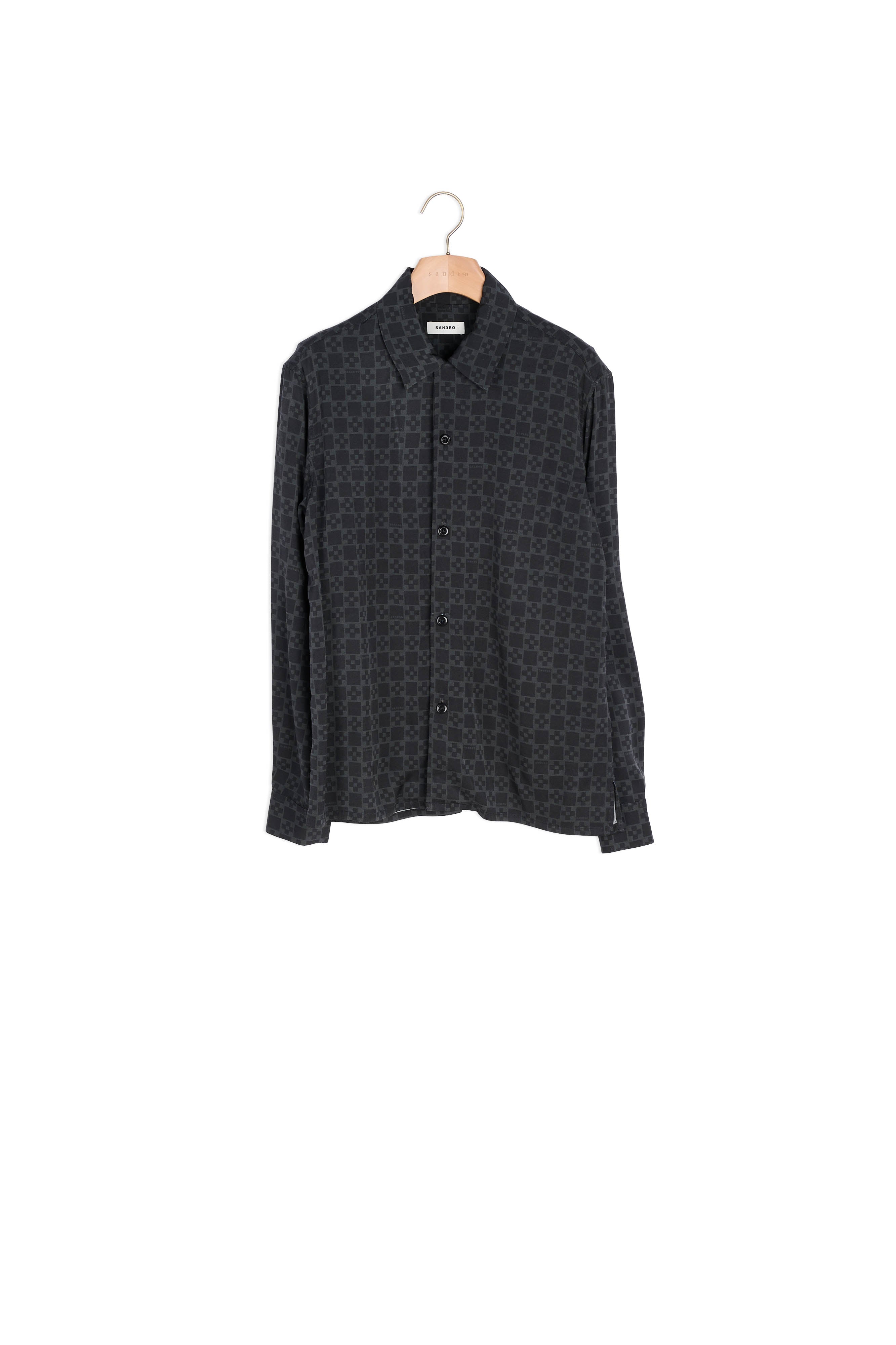 Chemise fluide à col requin Sandro seconde main