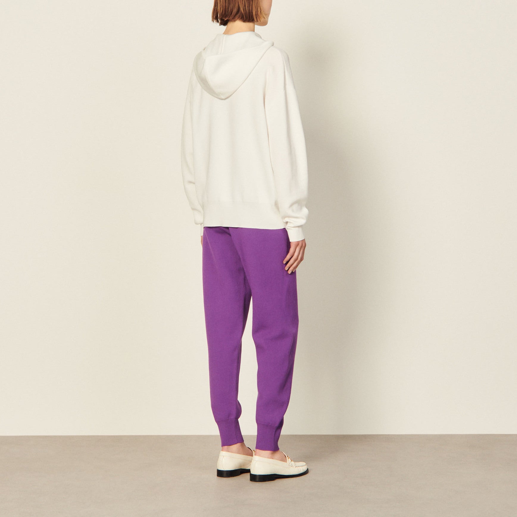 Hoodie zippé brodé Sandro seconde main