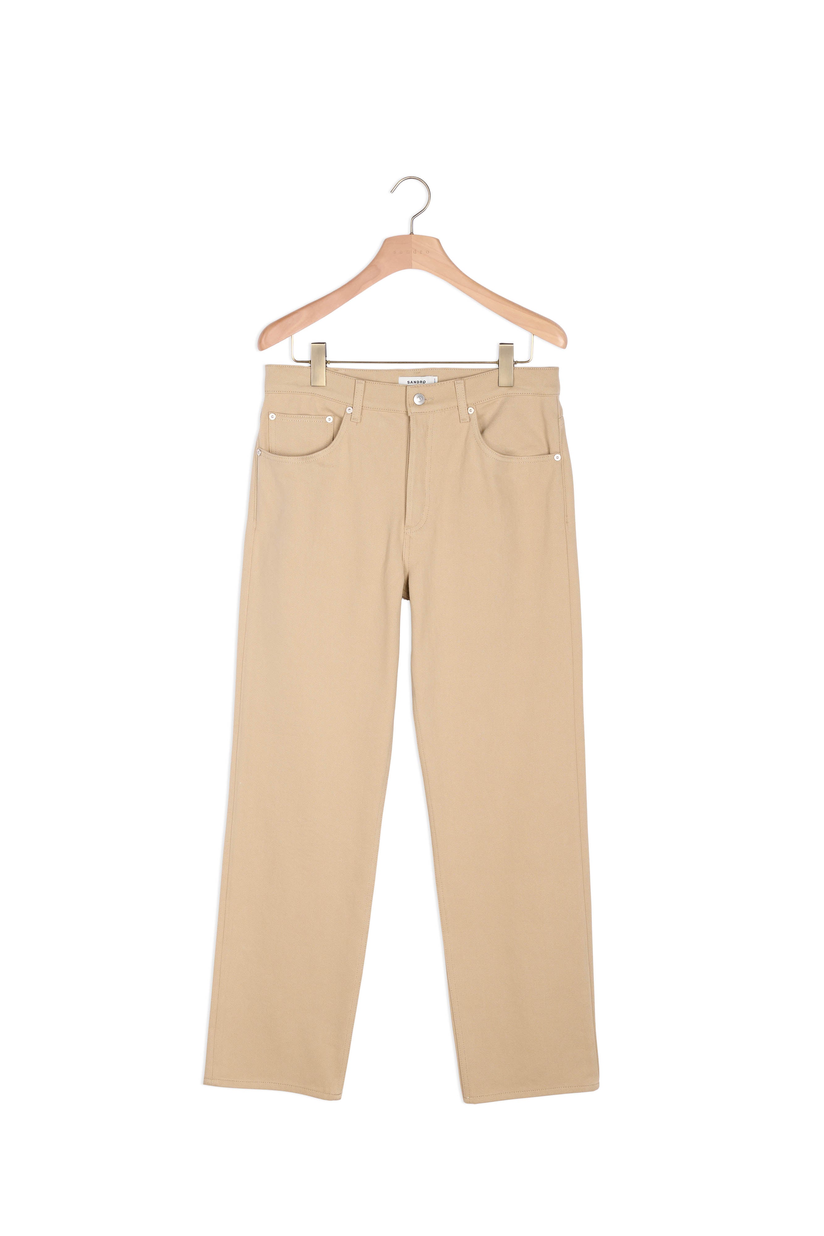 Jean droit en coton Sandro seconde main