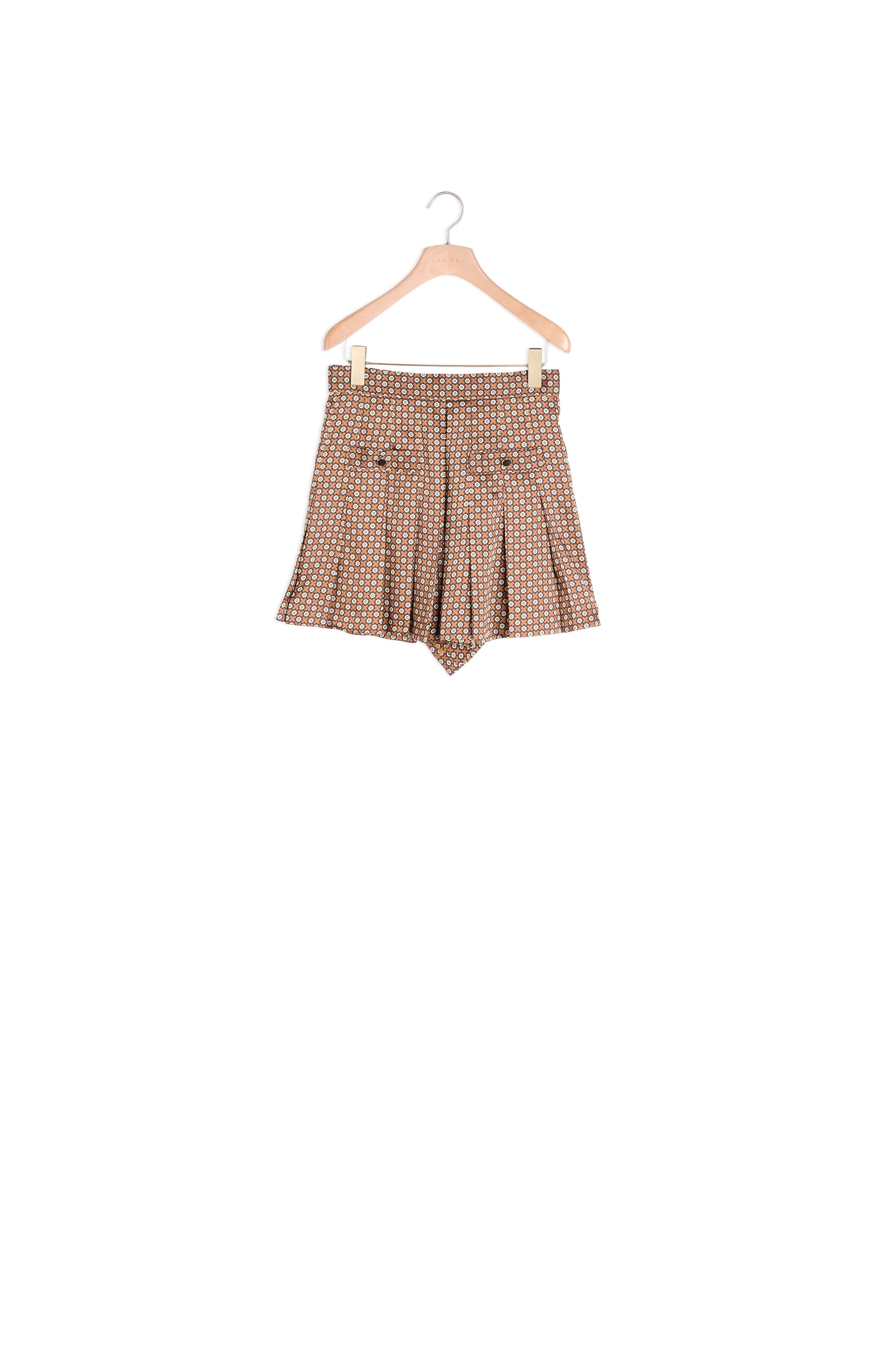 Short Marron / Noir Sandro seconde main