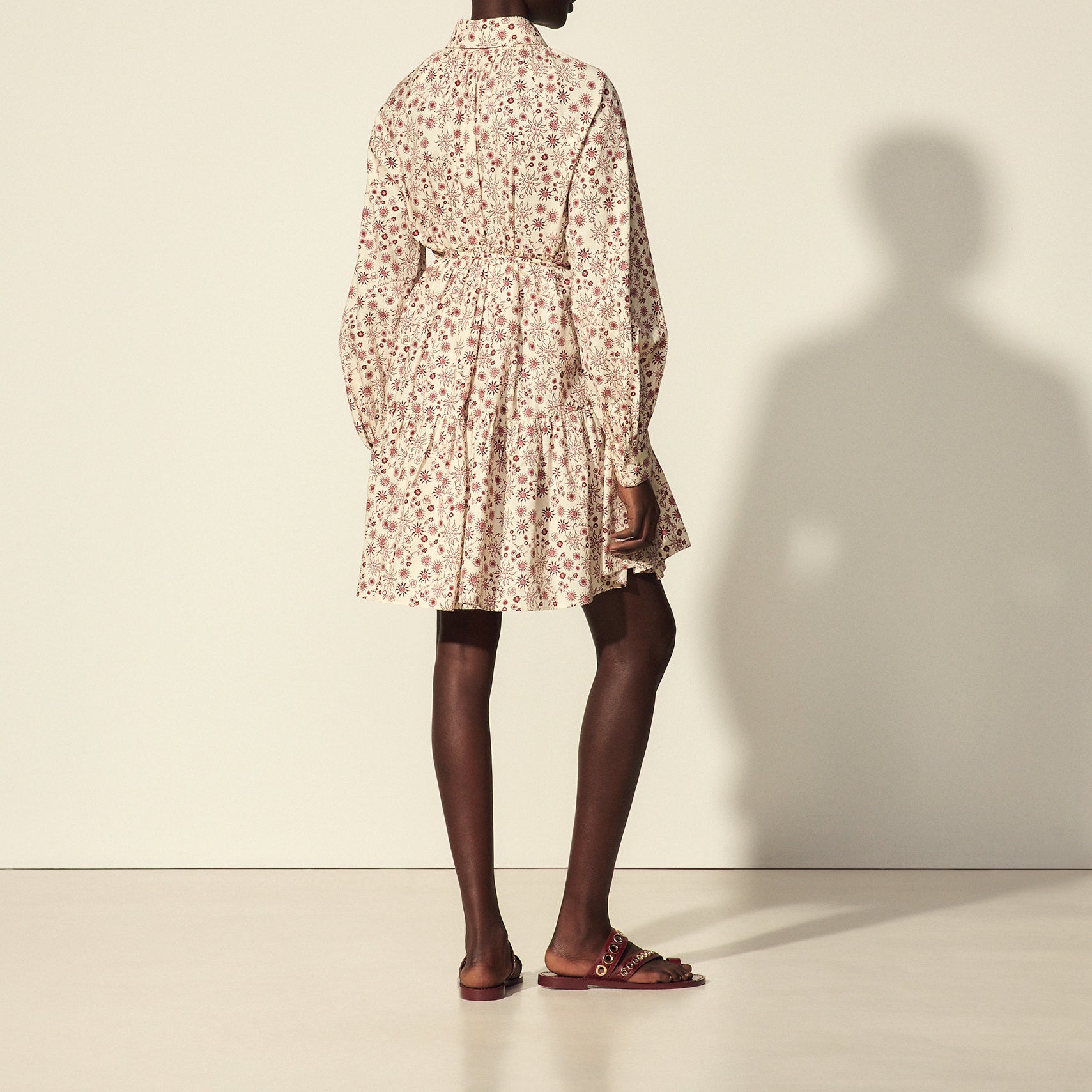 Robe Chemise imprimée évasée Sandro seconde main