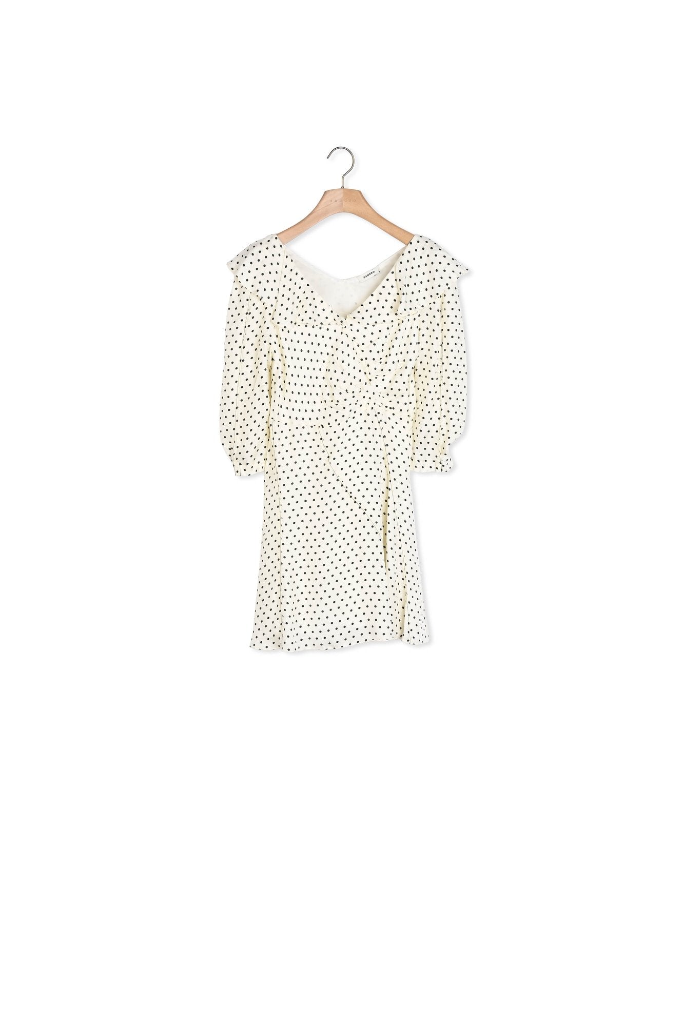 Robe courte à imprimé pois Sandro seconde main