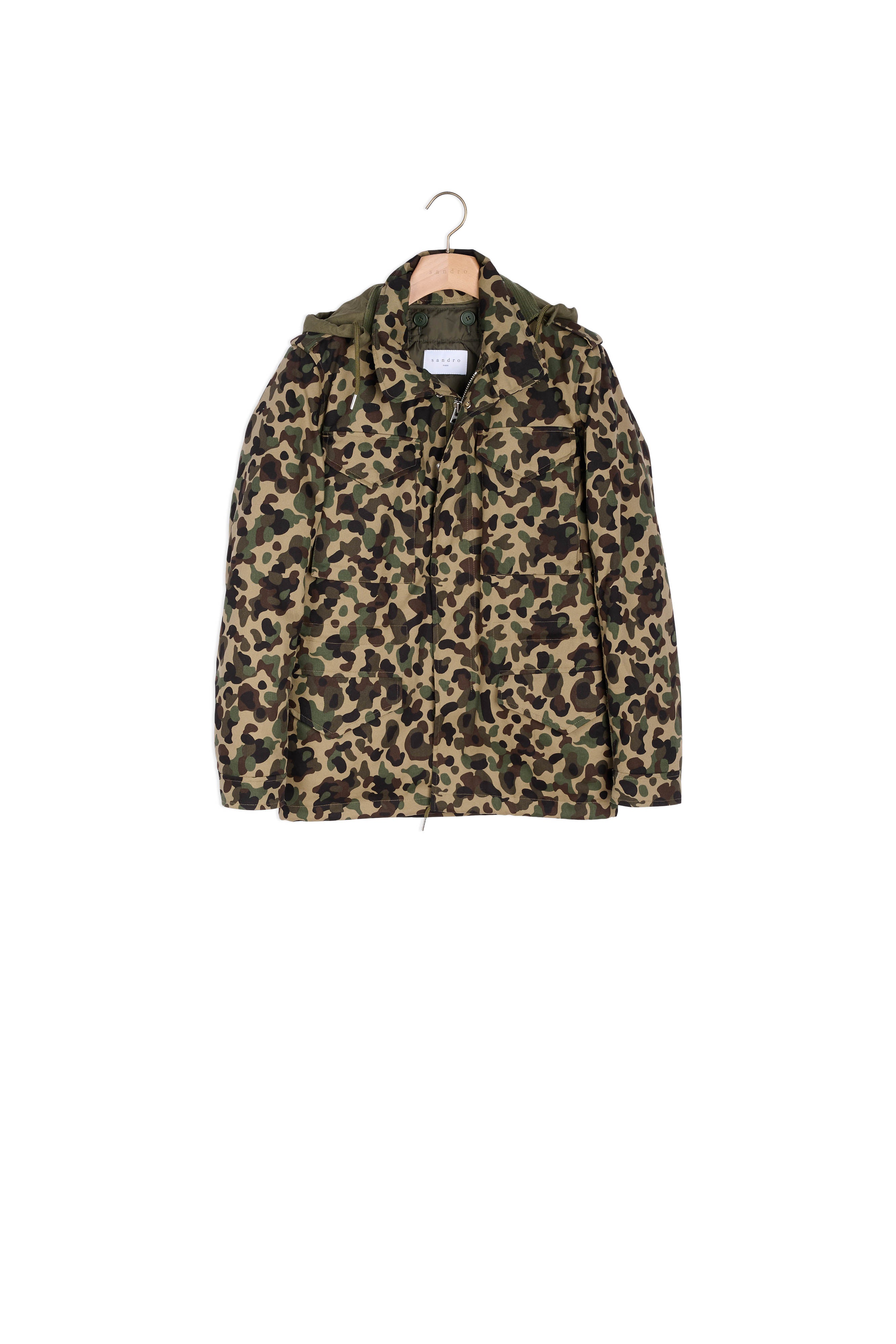 Saharienne camouflage Sandro seconde main