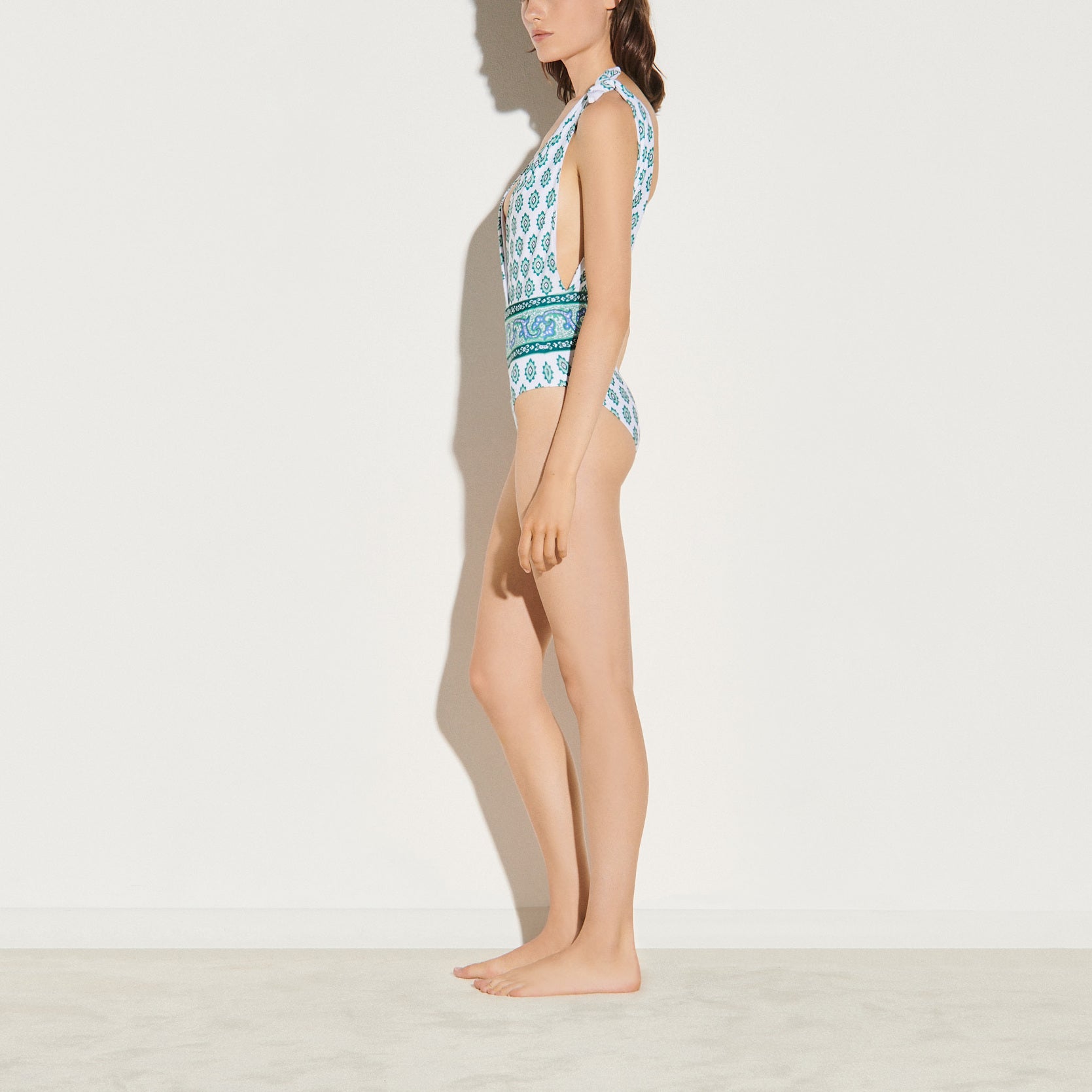 Maillot de bain imprimé à nouer Sandro seconde main