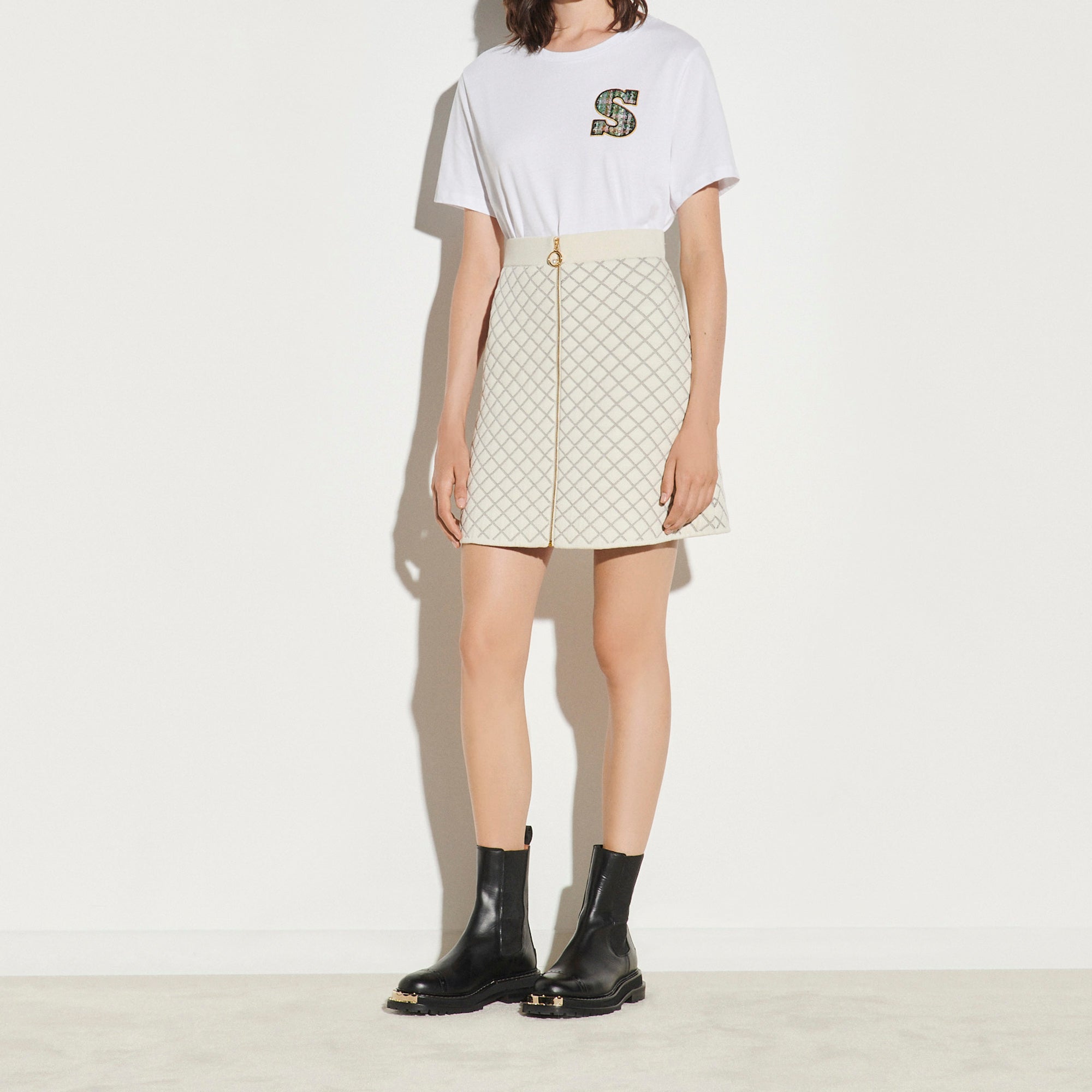  Jupe trapèze en Maille Sandro seconde main