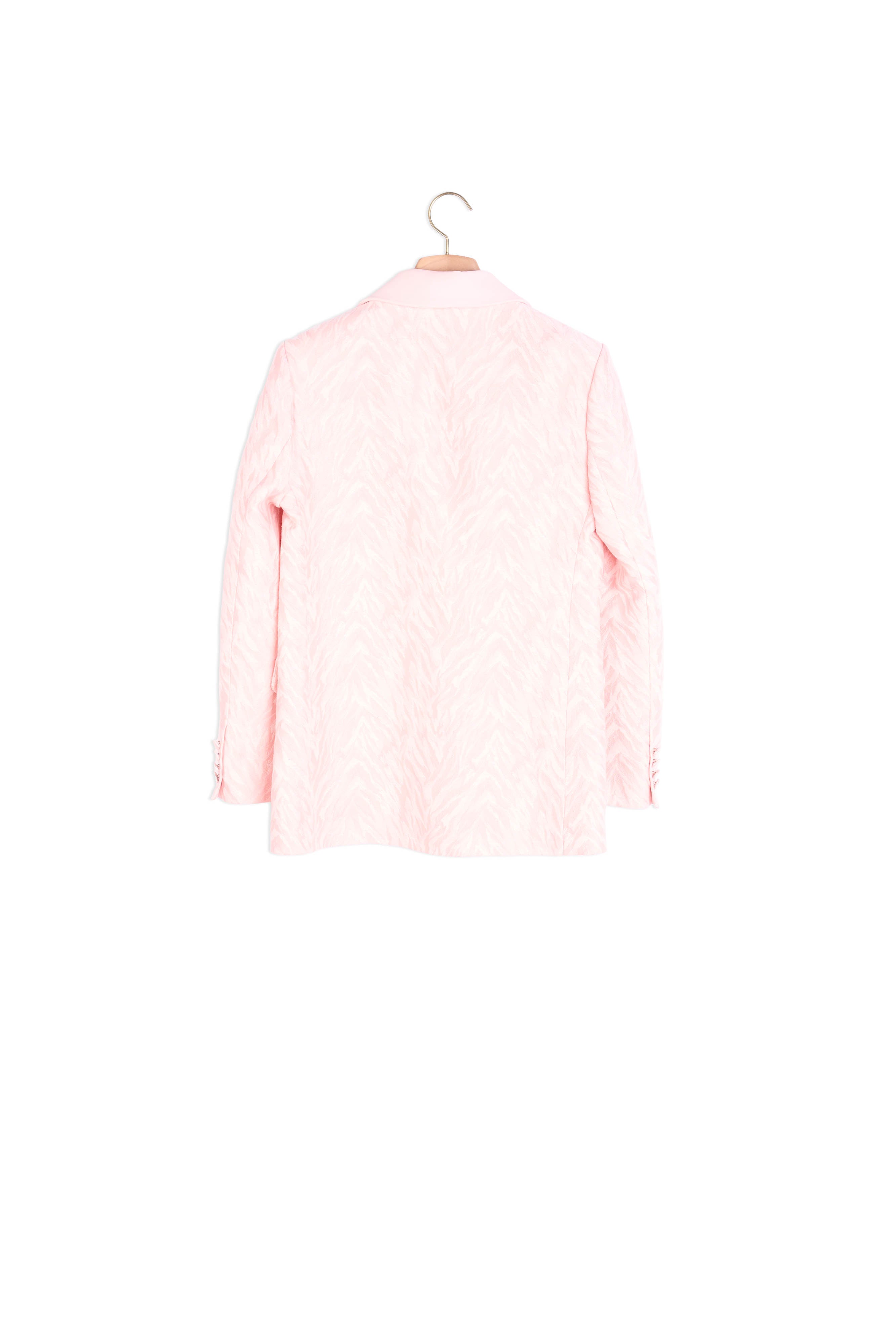 Veste tailleur en jacquard zébré Sandro seconde main