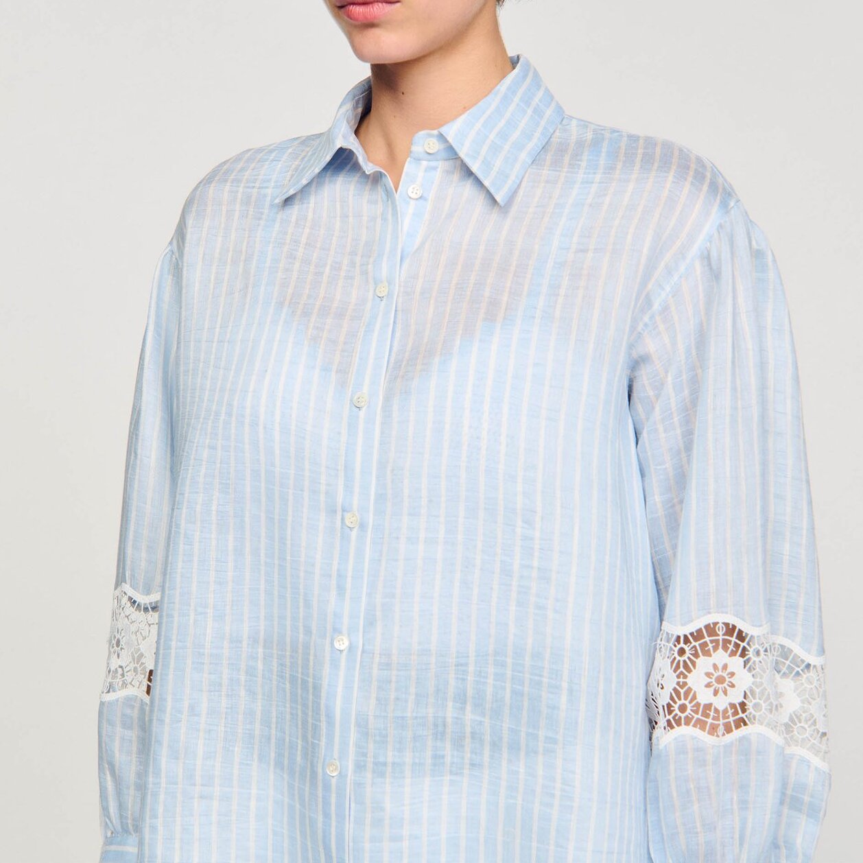 Chemise à rayures Sandro seconde main