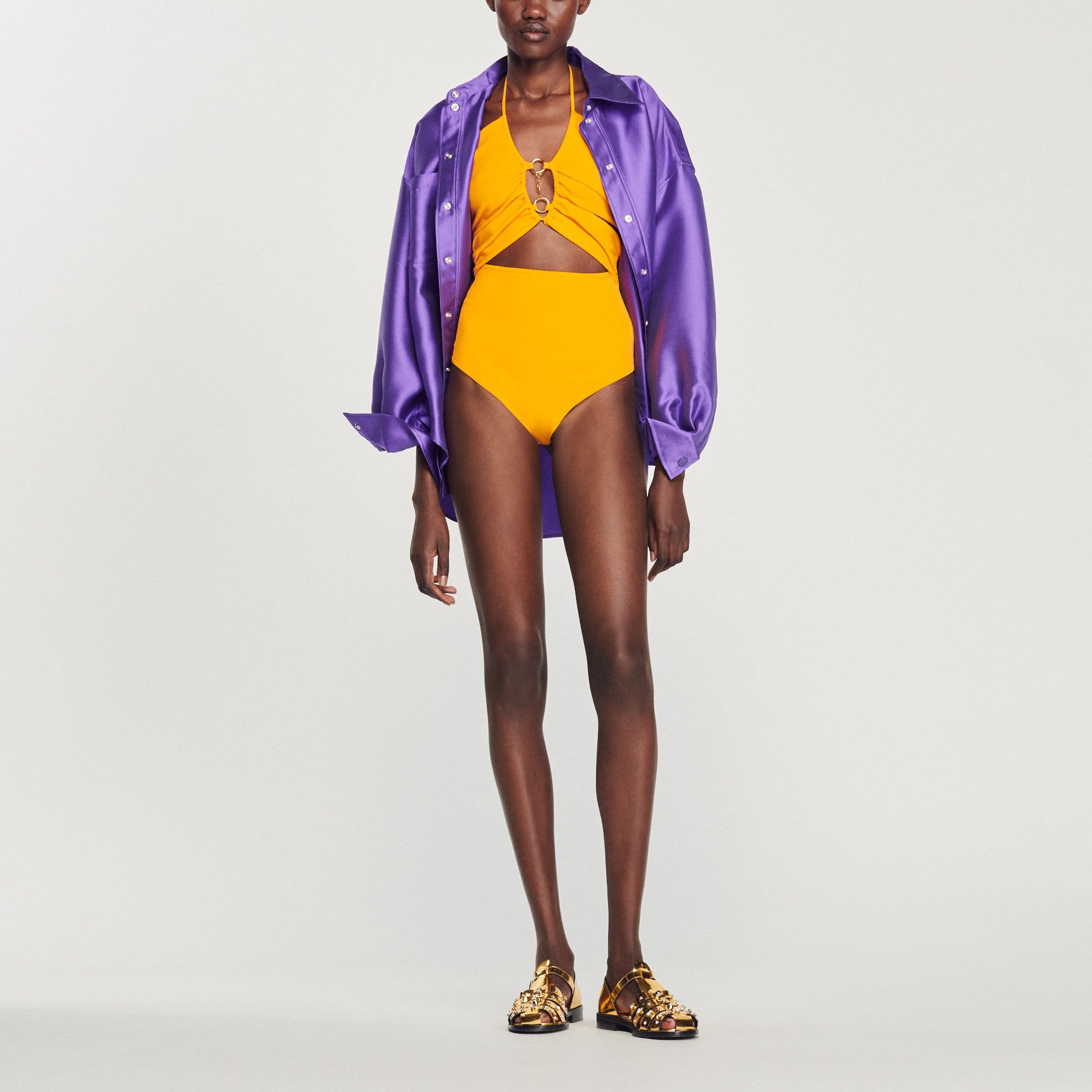 Body en Maille détail anneaux Sandro seconde main