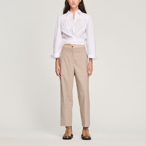 Pantalon à rayures Sandro seconde main